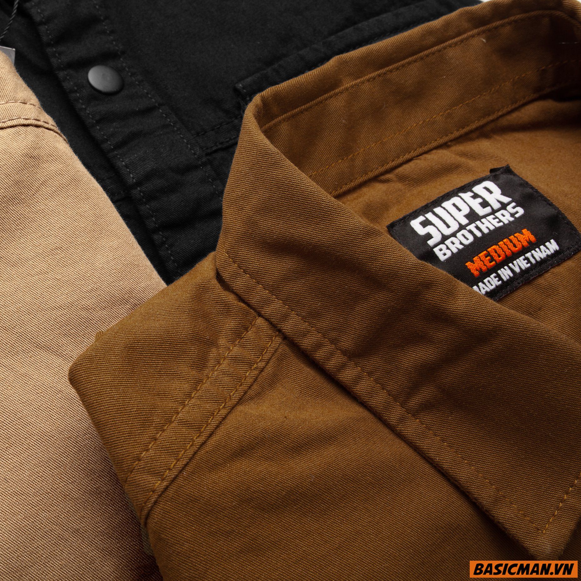 SƠ MI KHAKI SUPER BROS