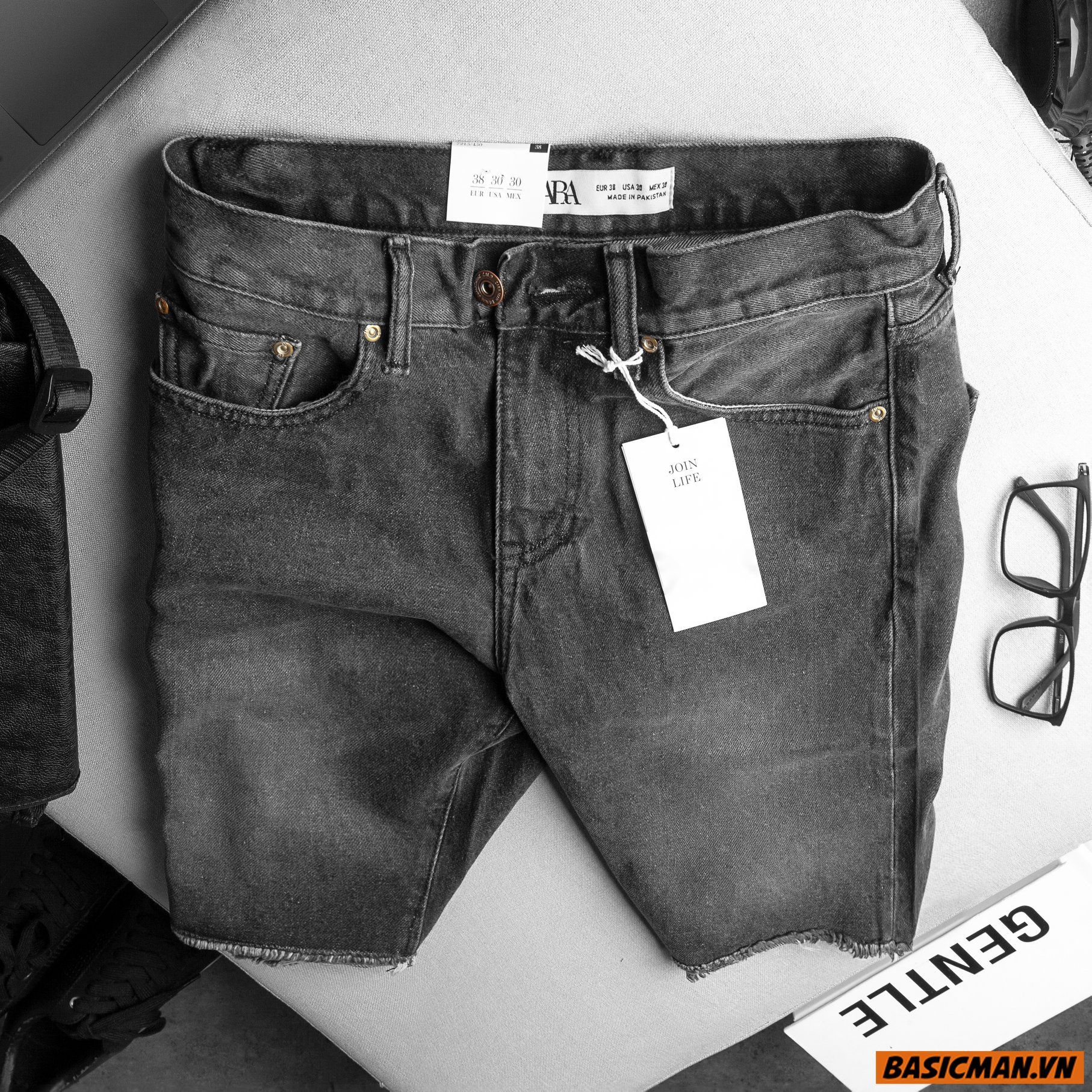 SHORT JEAN ZR WASH XÁM