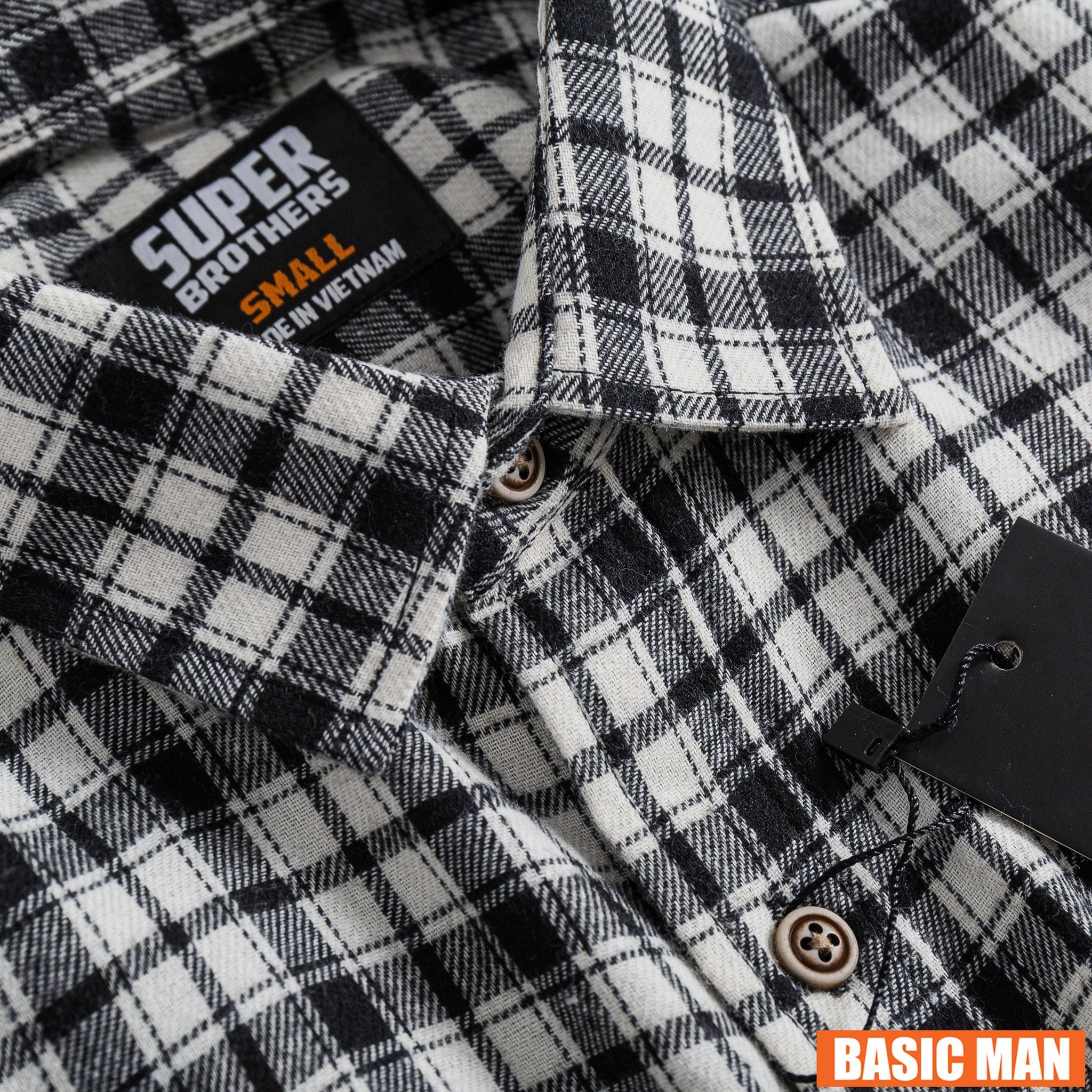 SƠ MI FLANNEL SUPER BROS XỊN