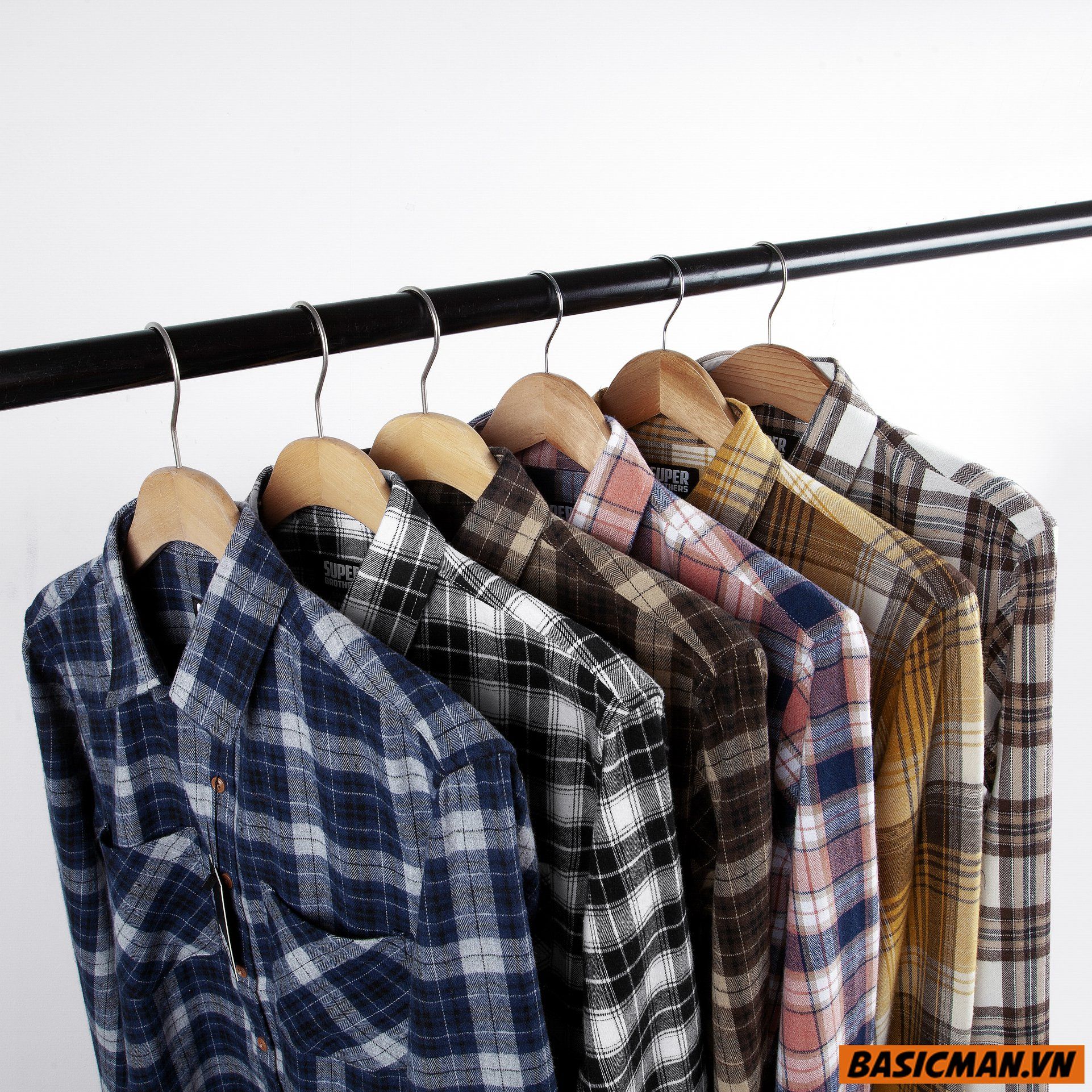 SƠ MI FLANNEL SUPER BROS 6M