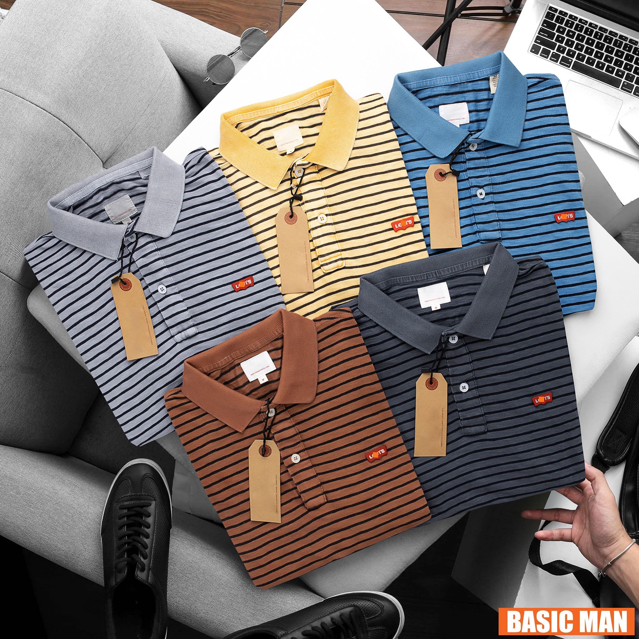 ÁO POLO LEVI'S SỌC