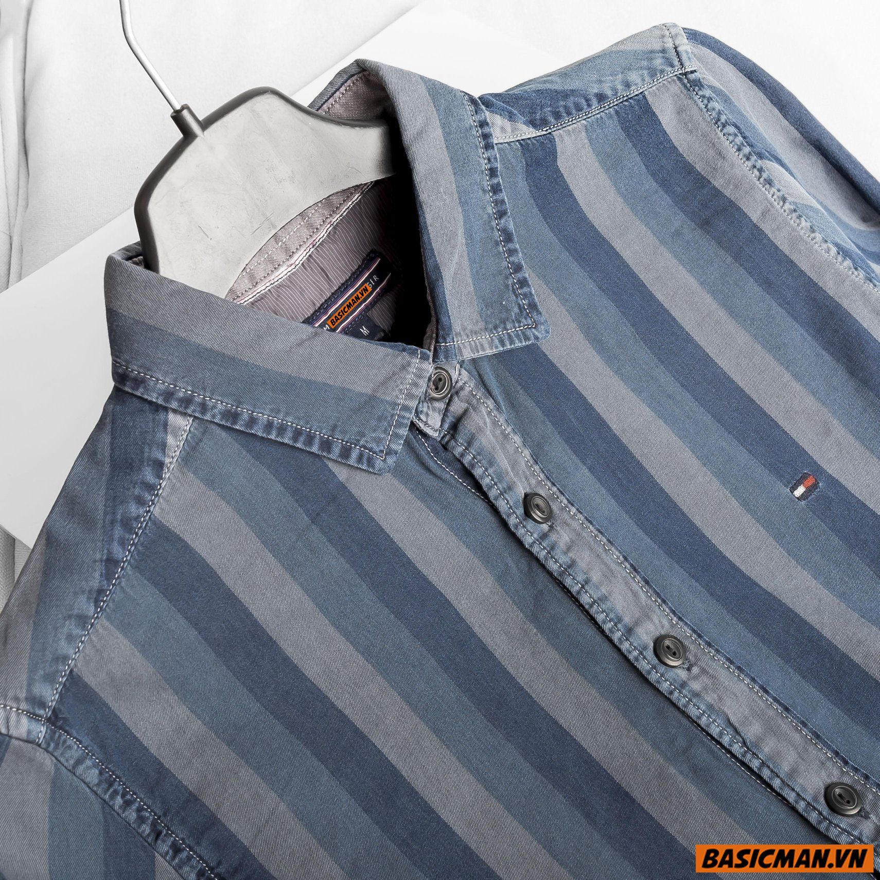 SƠ MI SỌC WASH TOMMY
