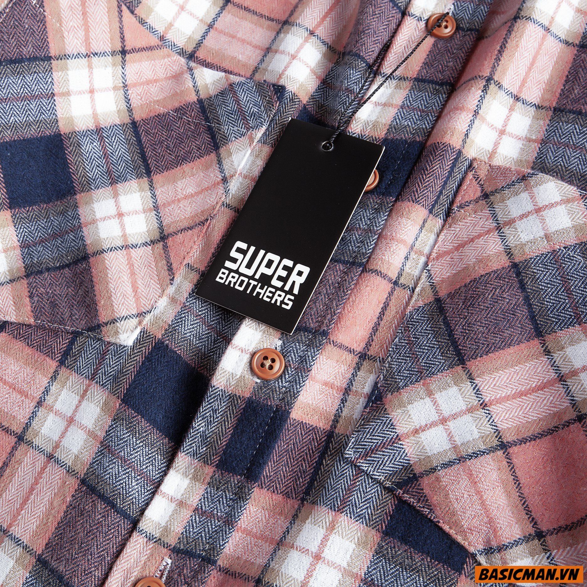 SƠ MI FLANNEL SUPER BROS 6M