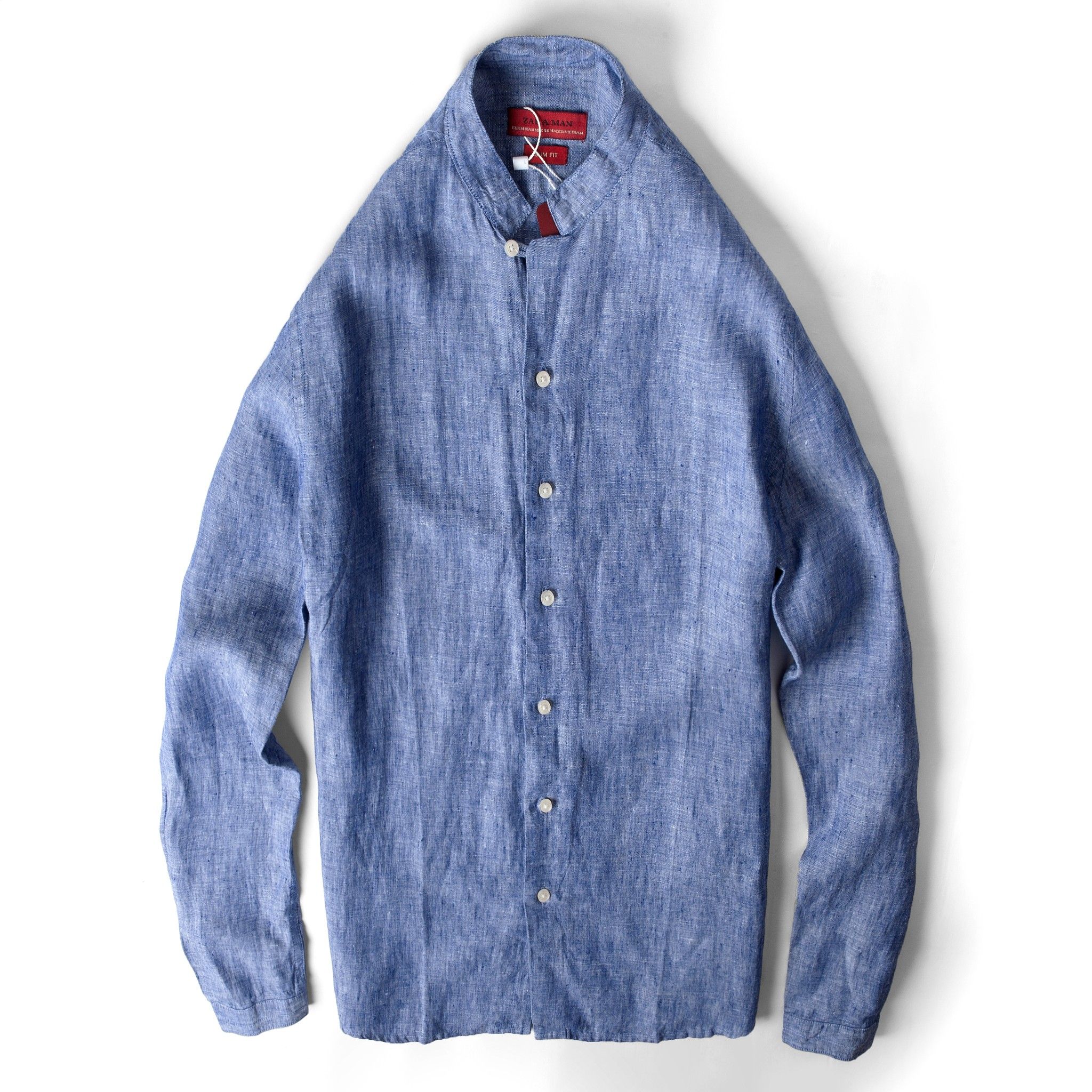 SƠ MI LINEN ZR CỔ TRỤ
