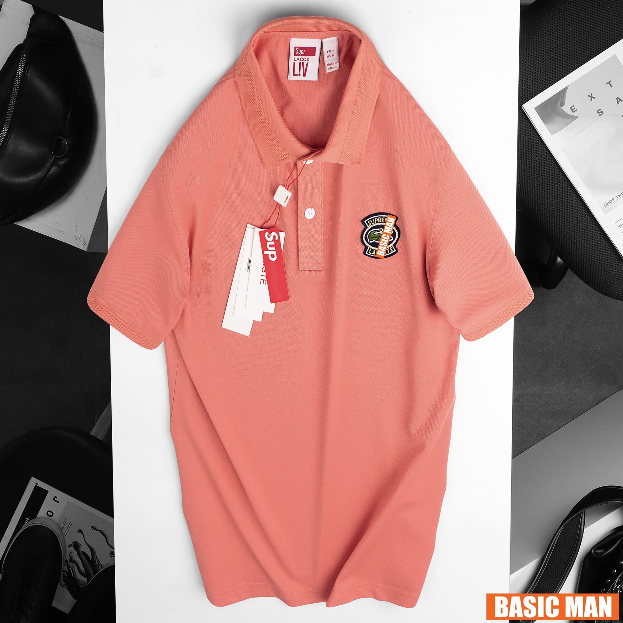 POLO L.ACOS LOGO THÊU