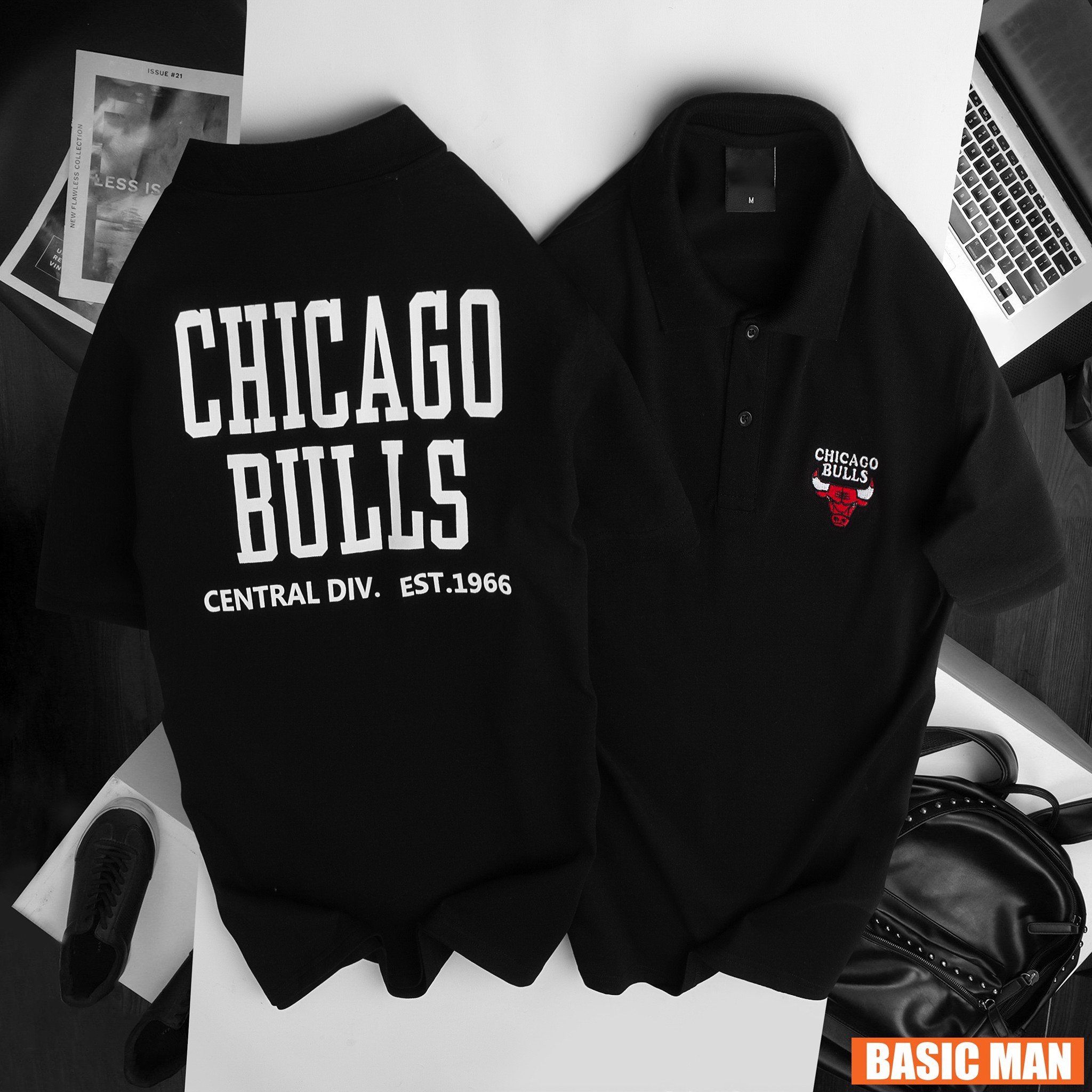 POLO NBA CHICAGO XỊN