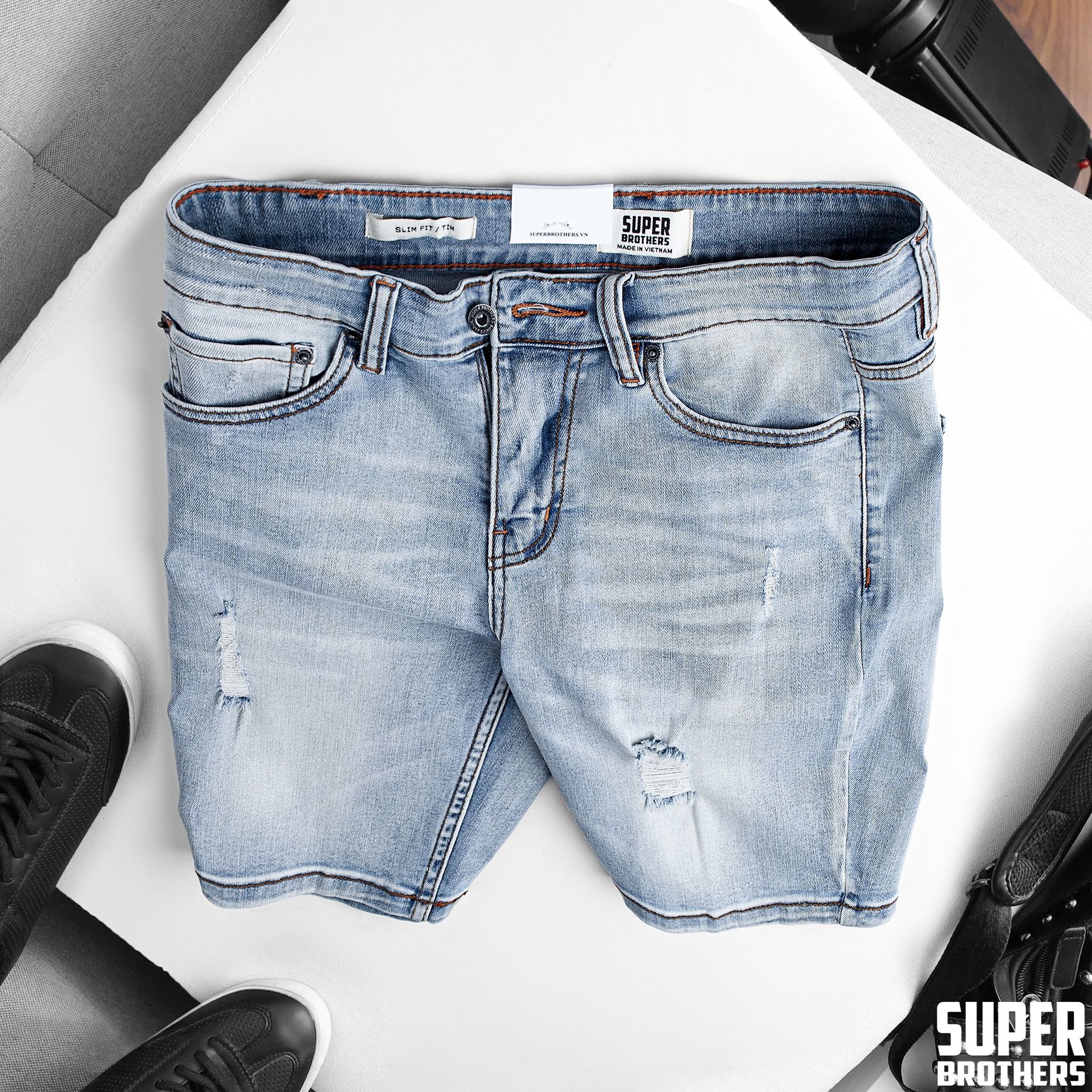SHORT JEAN SUPER BROS