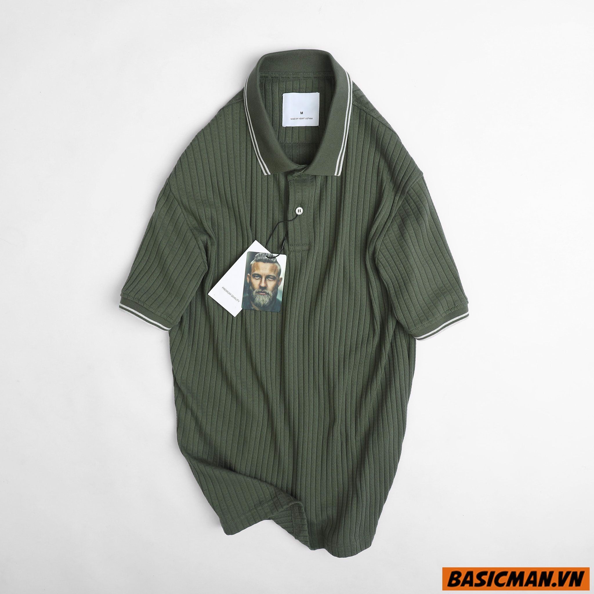 POLO D.MEN DỆT SỌC