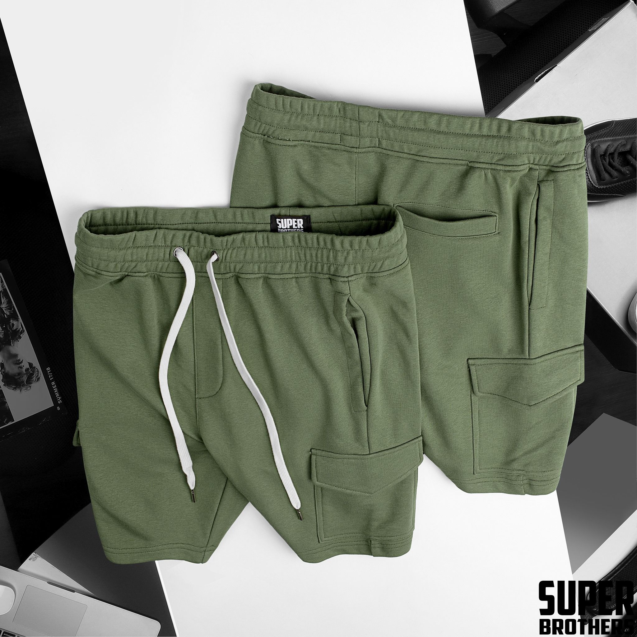 SHORT NỈ SUPER BROS TÚI HỘP