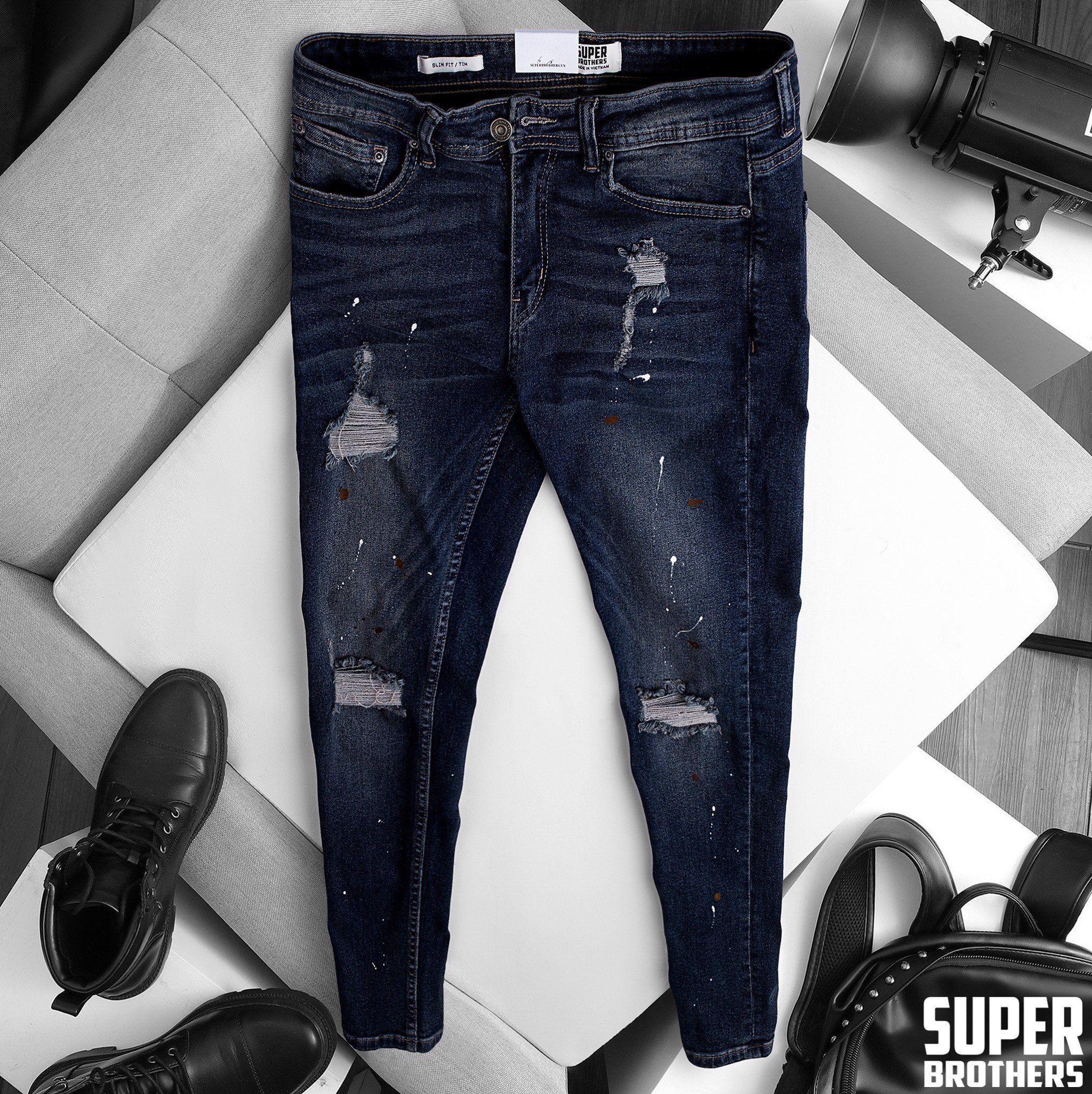 JEAN SUPER BROS VẨY SƠN