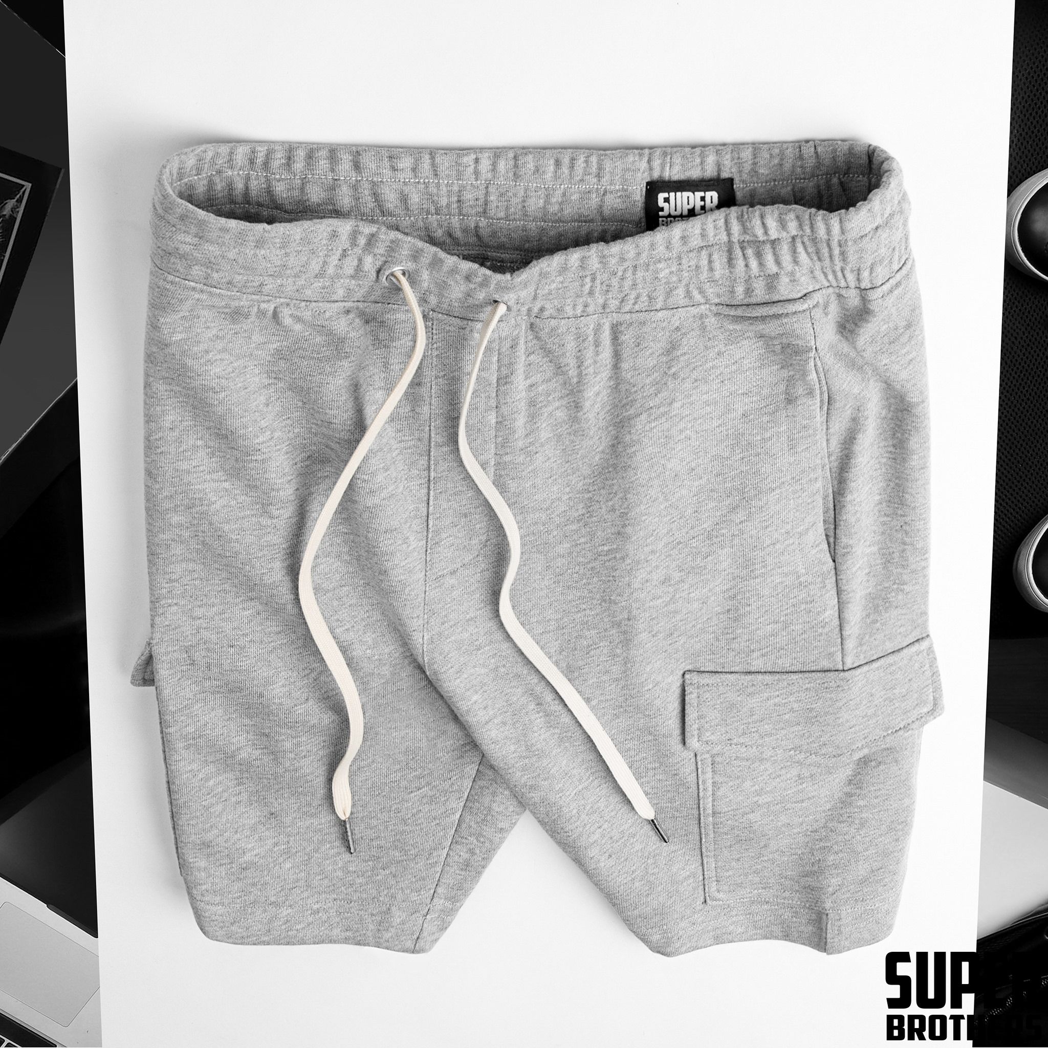 SHORT NỈ SUPER BROS TÚI HỘP