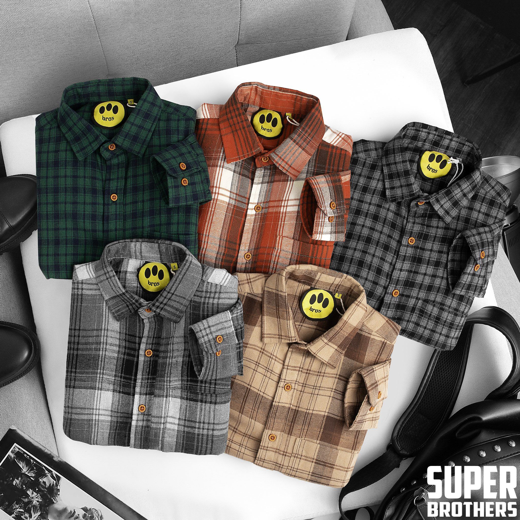 SƠ MI SUPER BROS THÊU