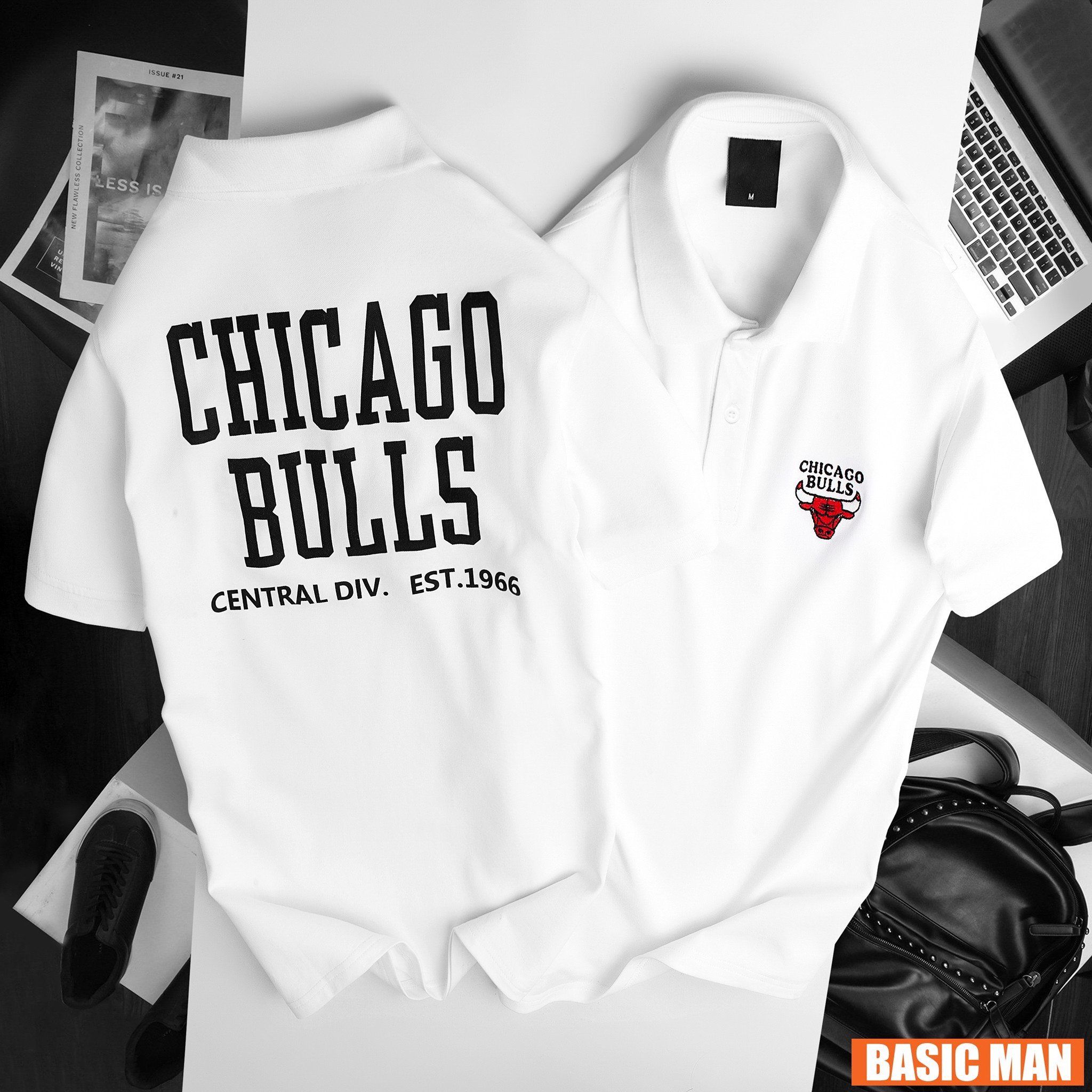 POLO NBA CHICAGO XỊN