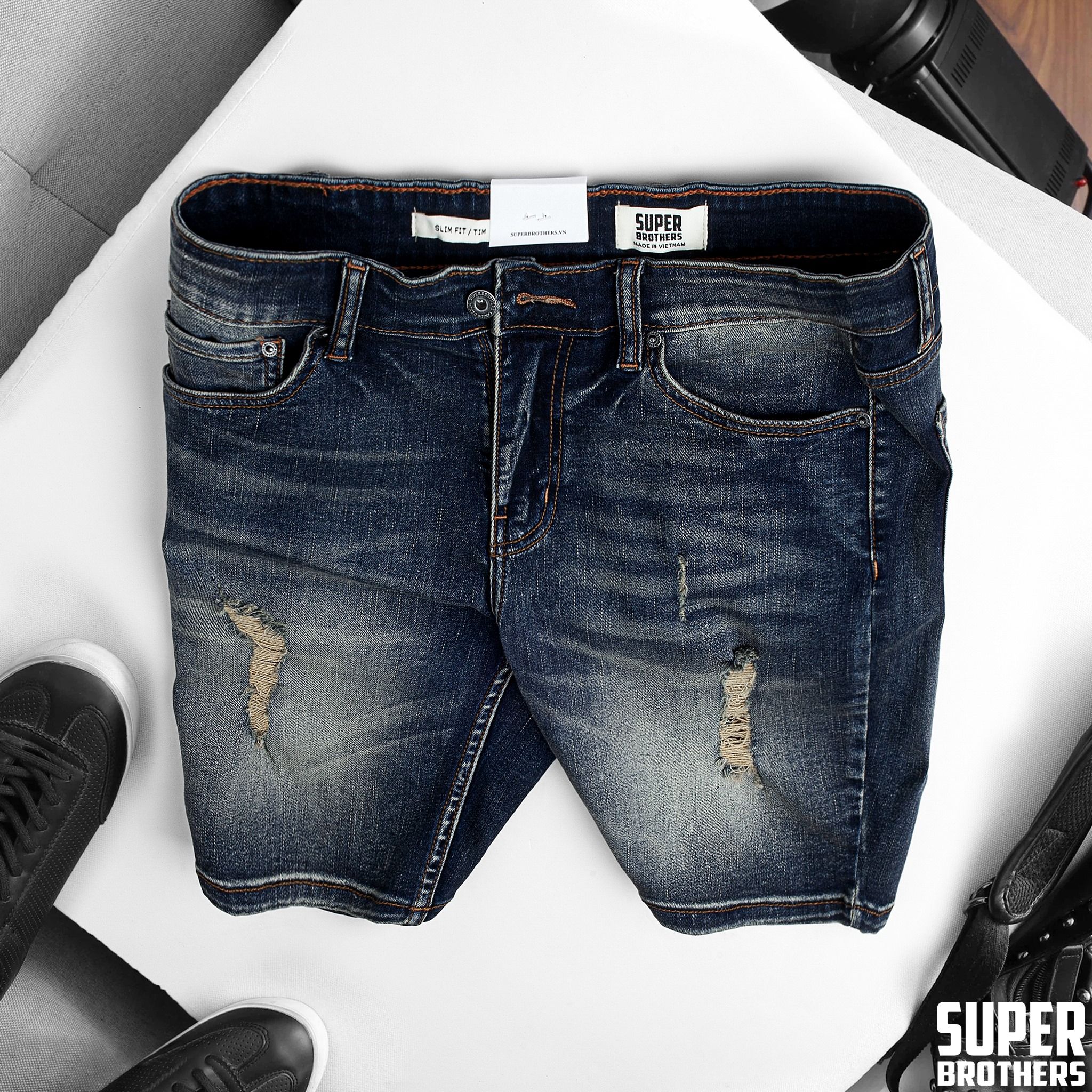 SHORT JEAN SUPER BROS
