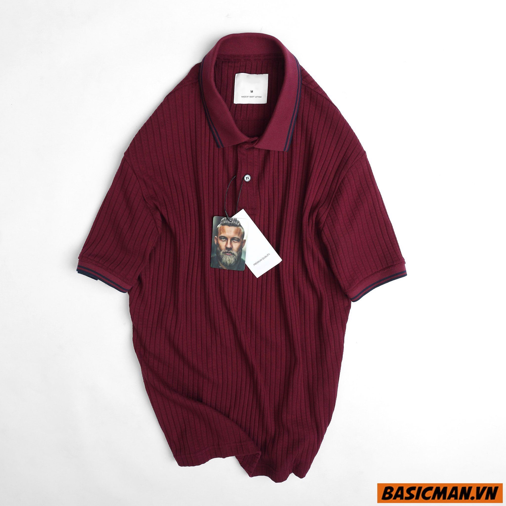 POLO D.MEN DỆT SỌC