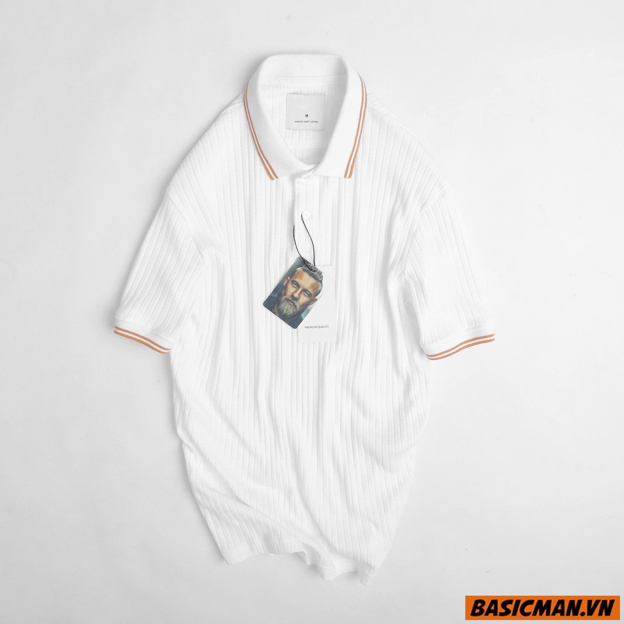 POLO D.MEN DỆT SỌC