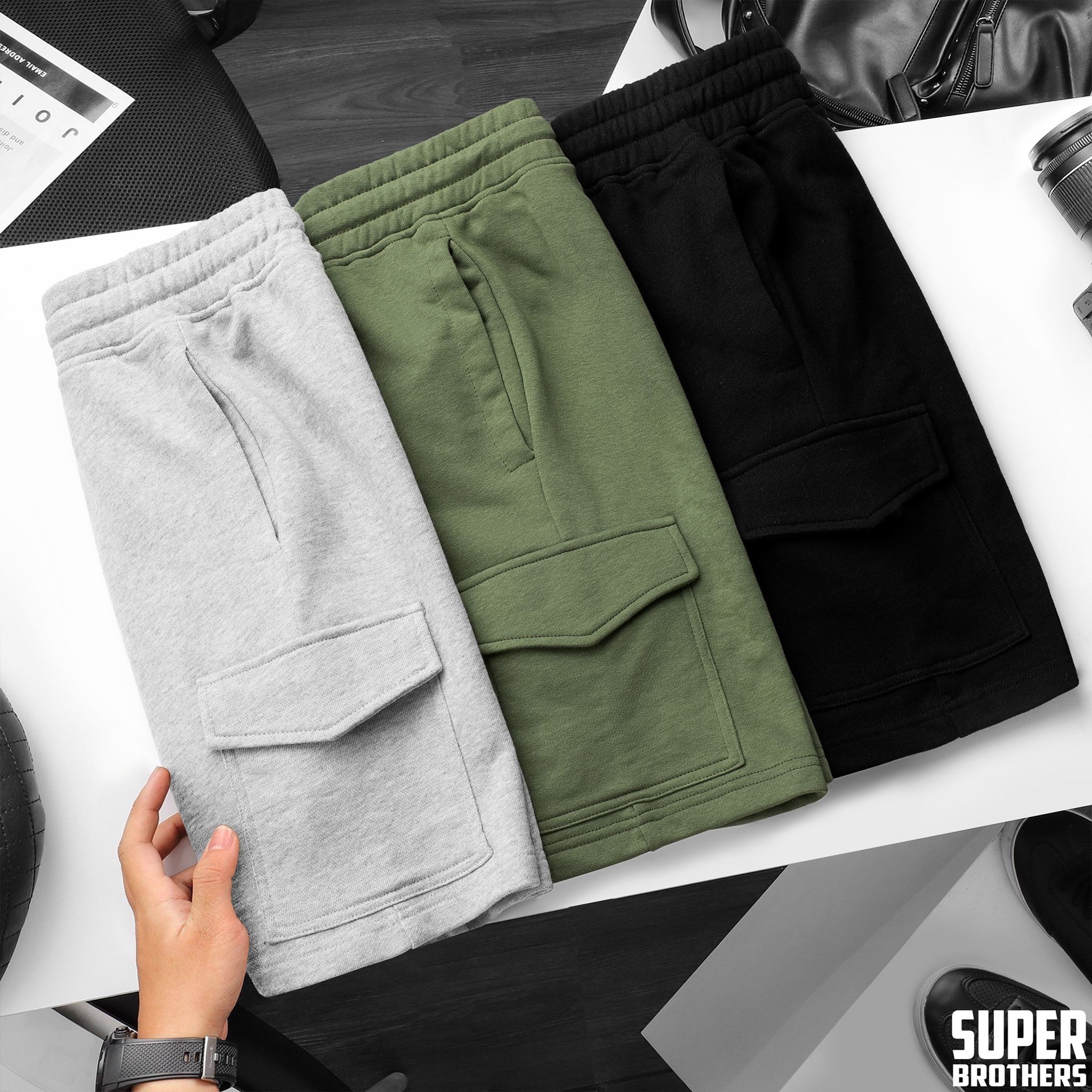SHORT NỈ SUPER BROS TÚI HỘP