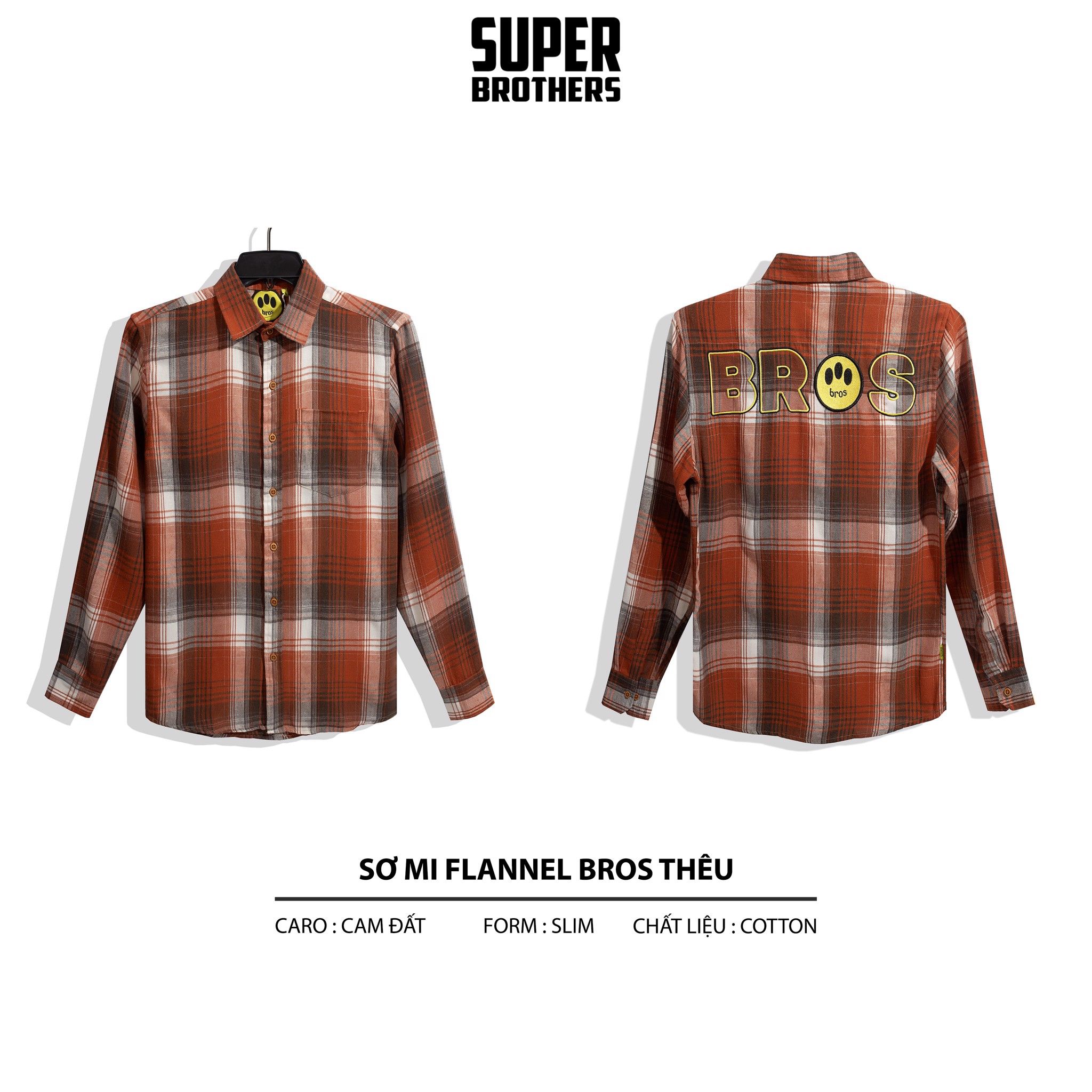 SƠ MI SUPER BROS THÊU