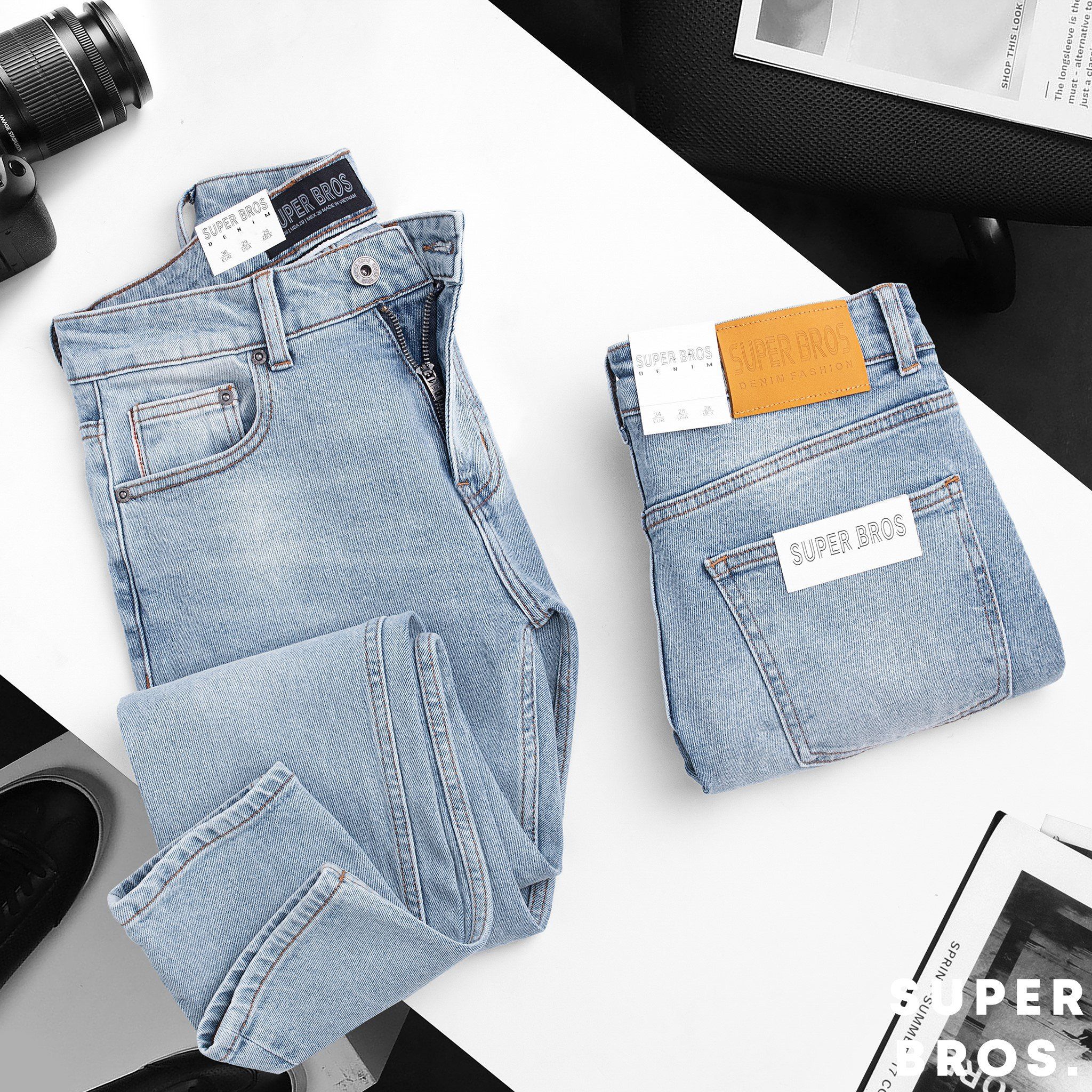 JEAN SUPER BROS LIGHT BLUE