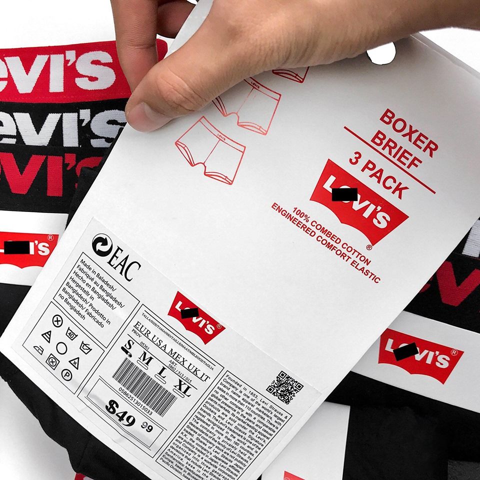 BOXER LEVI'S TAM GIÁC