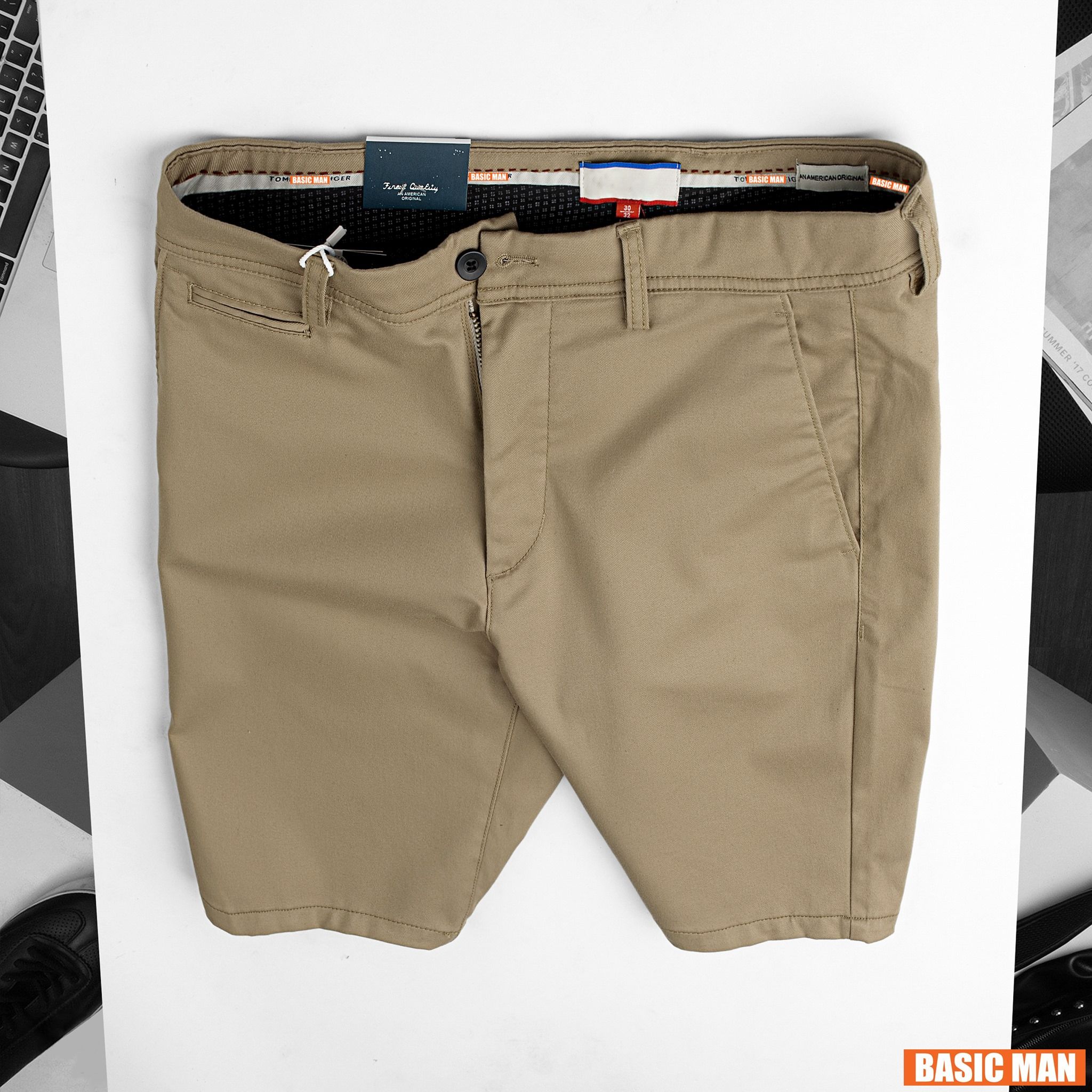 SHORT KAKI CHINOS TOMMY 8 MÀU