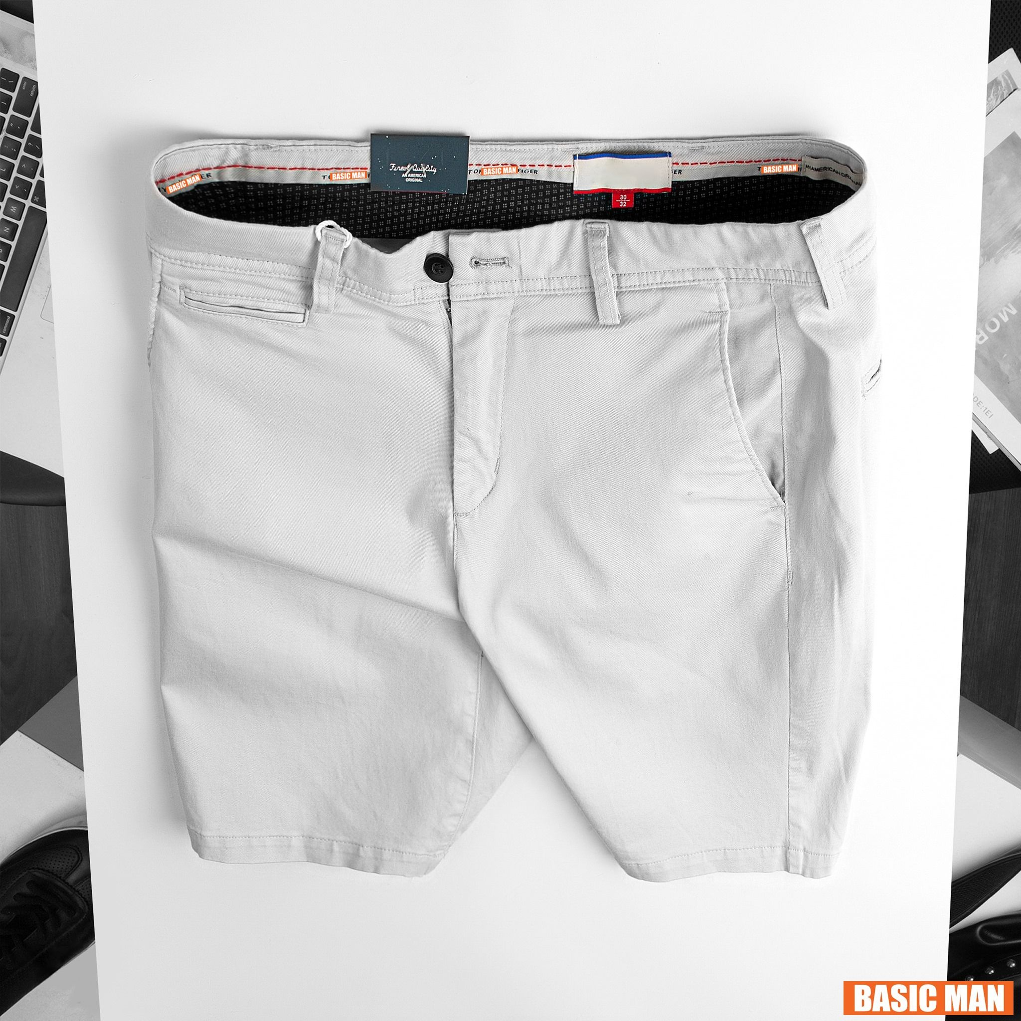 SHORT KAKI CHINOS TOMMY 8 MÀU