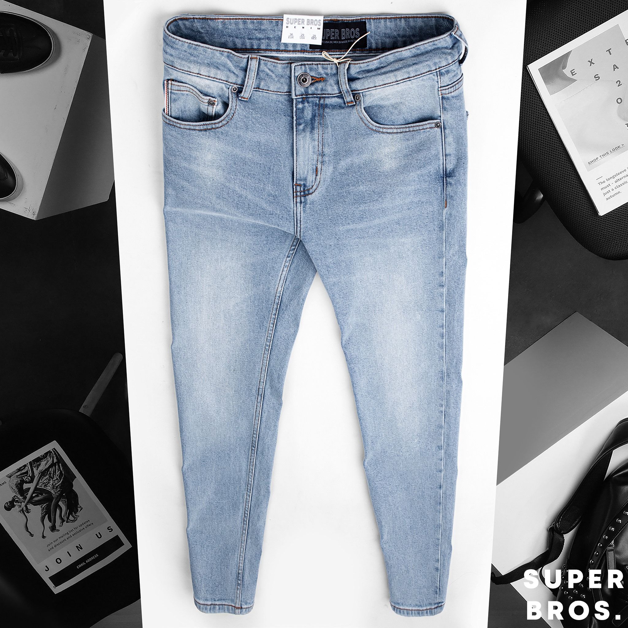 JEAN SUPER BROS WASH 7M