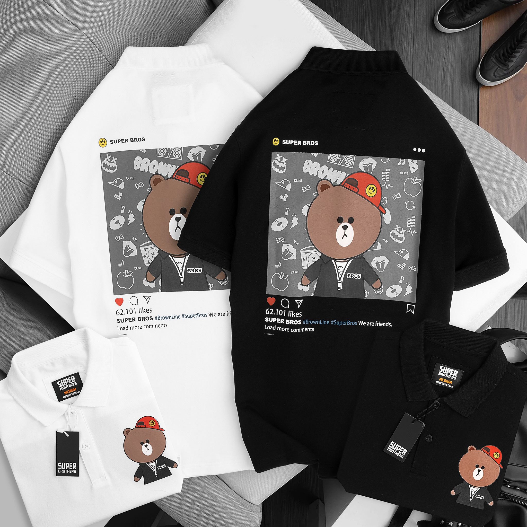 POLO SUPER BROS PRINTED