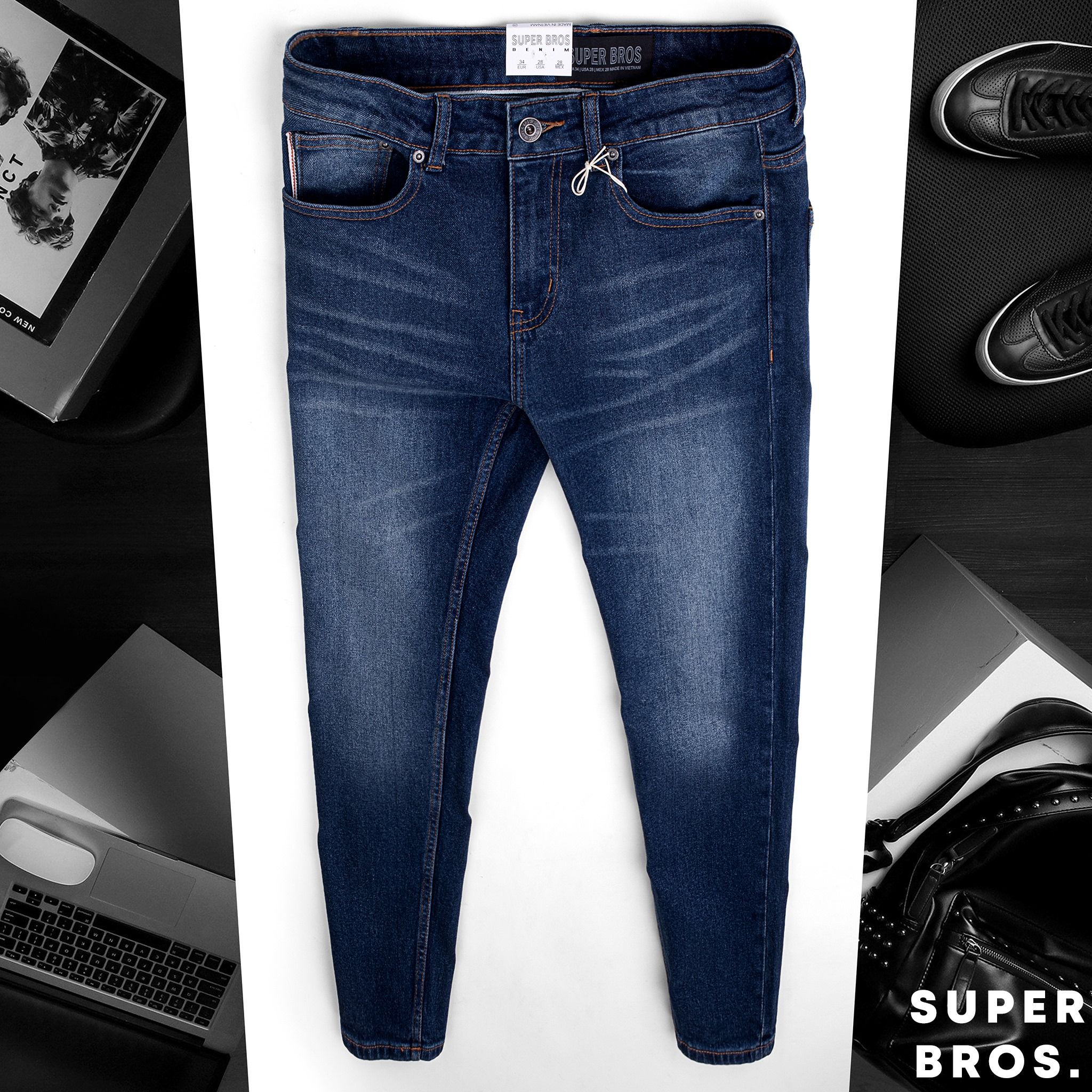 JEAN SUPER BROS WASH 7M