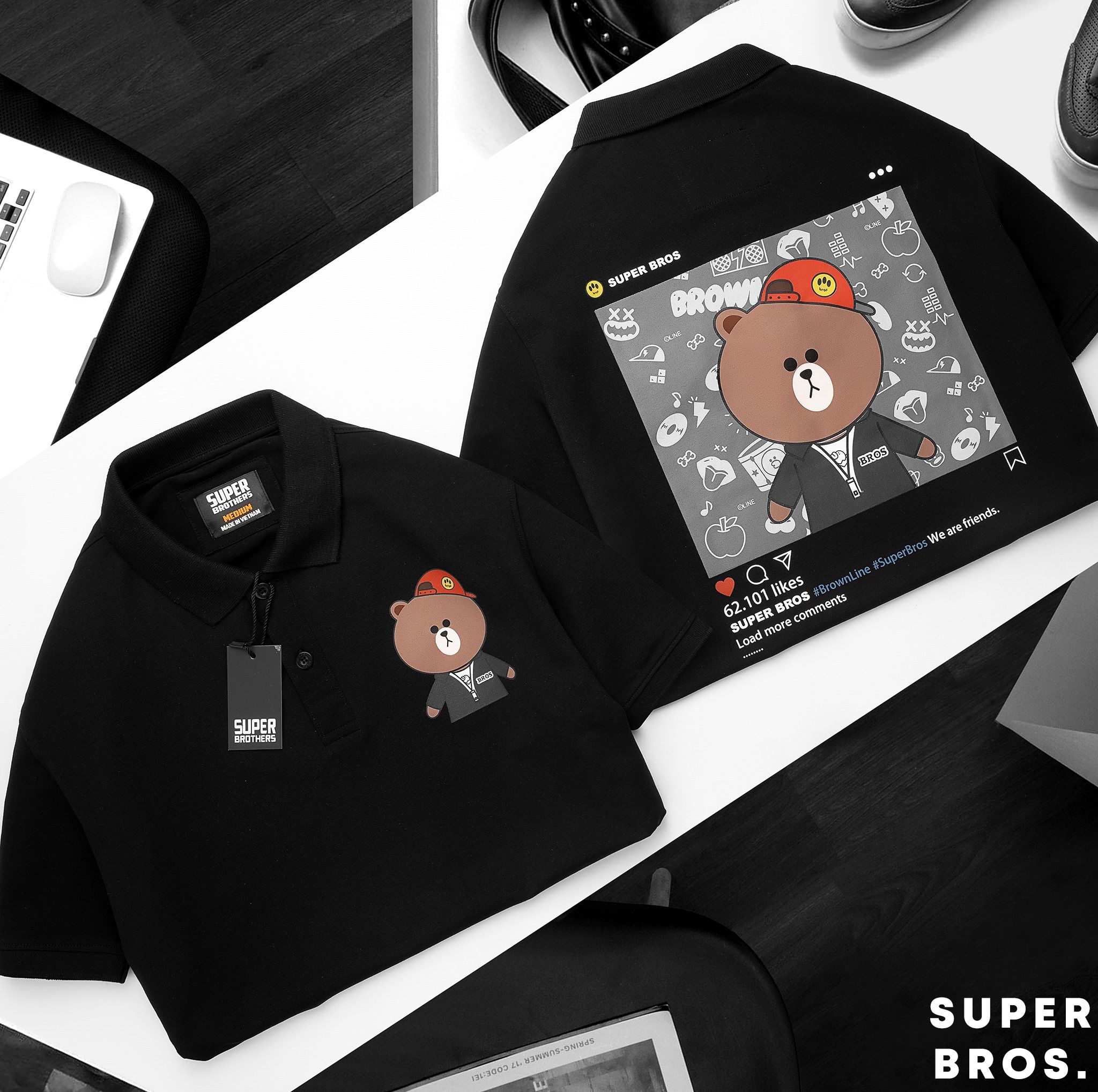 POLO SUPER BROS PRINTED