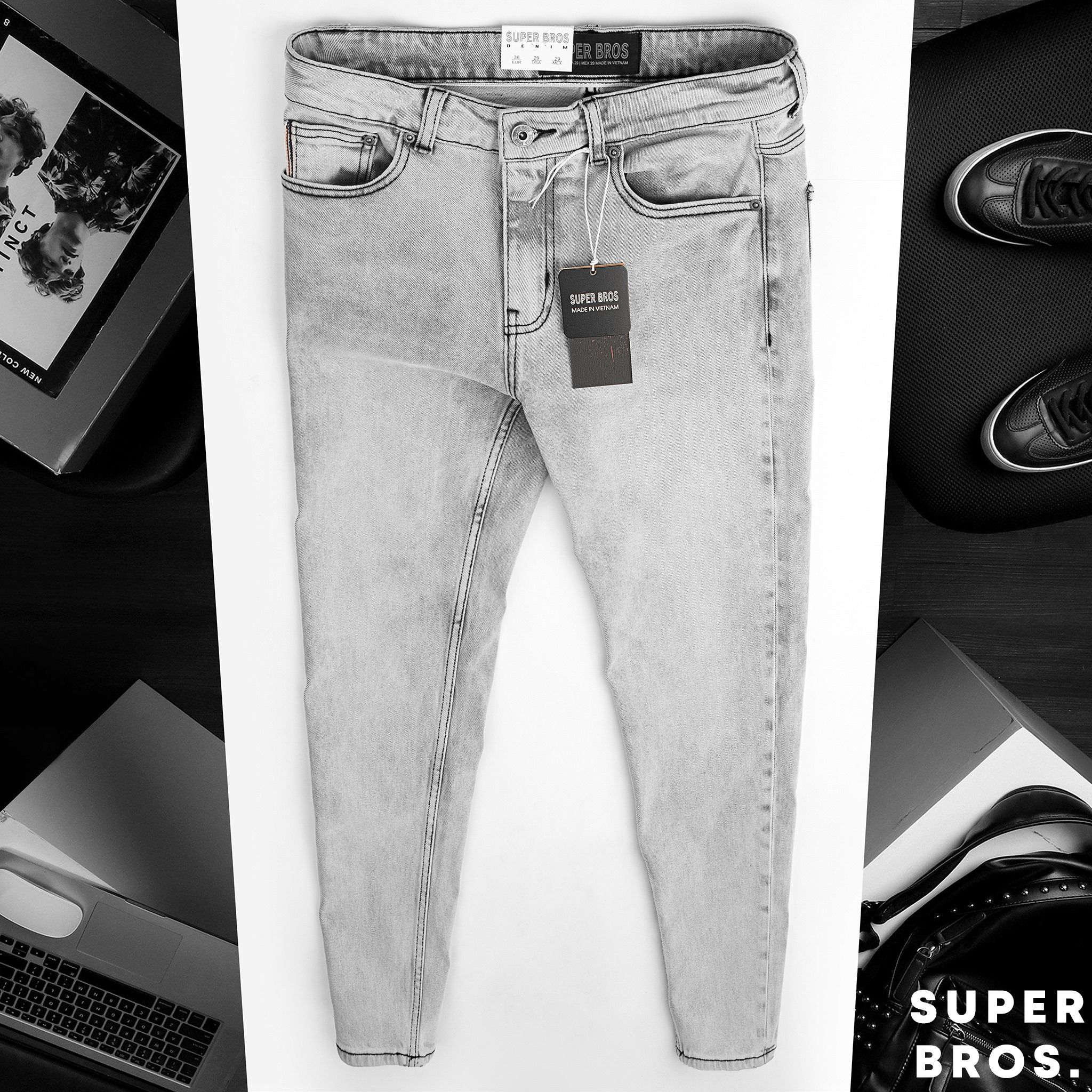 JEAN SUPER BROS WASH 7M