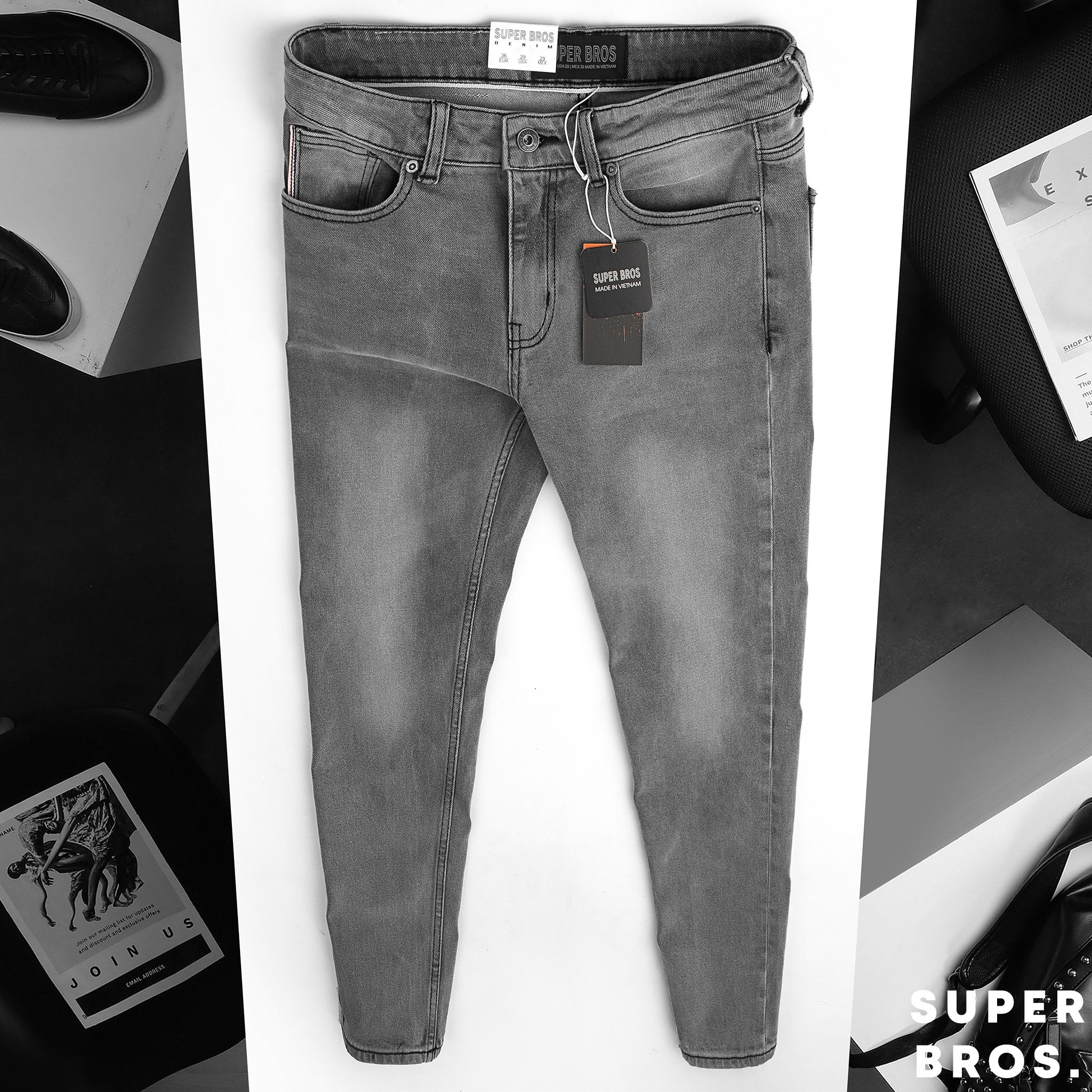 JEAN SUPER BROS WASH 7M