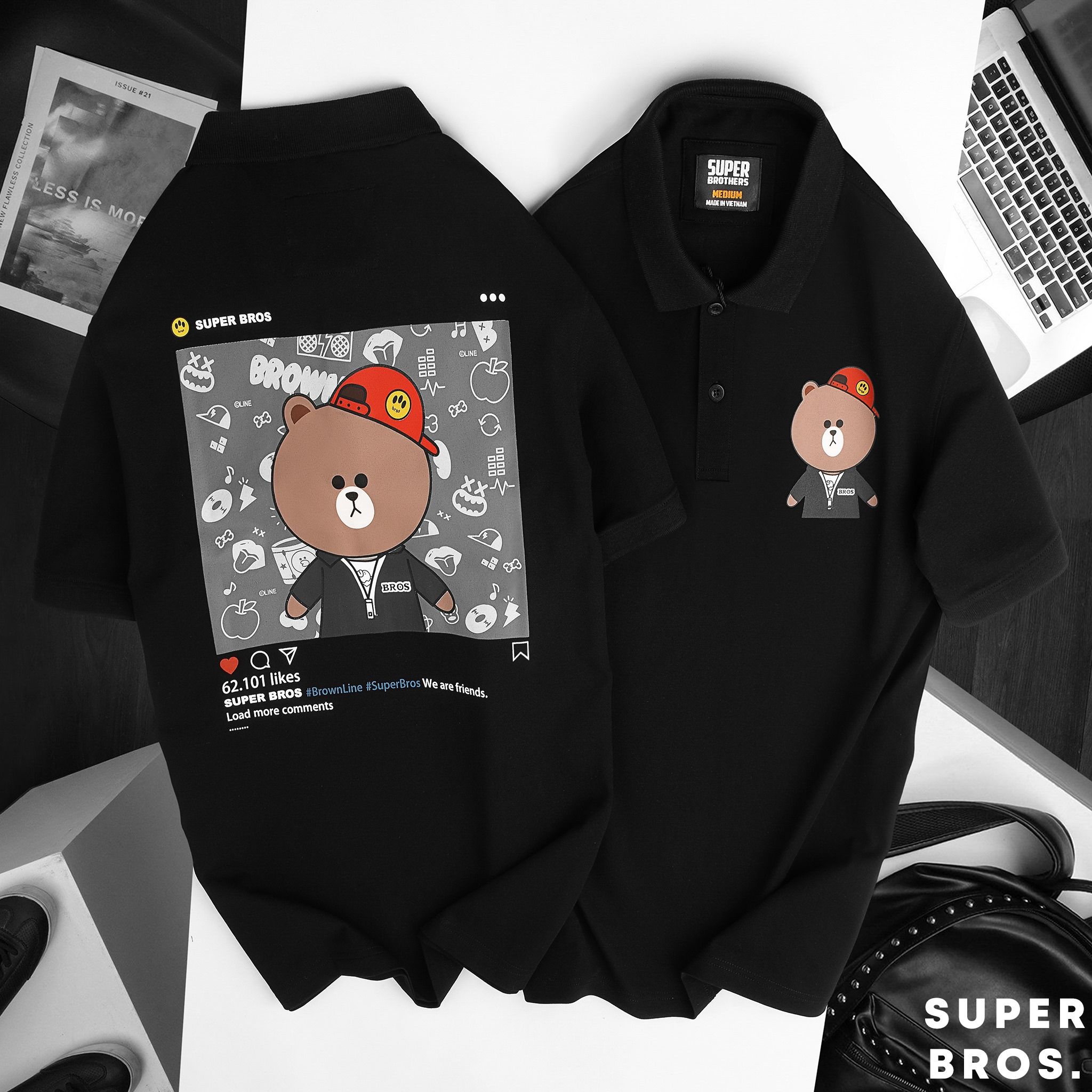 POLO SUPER BROS PRINTED