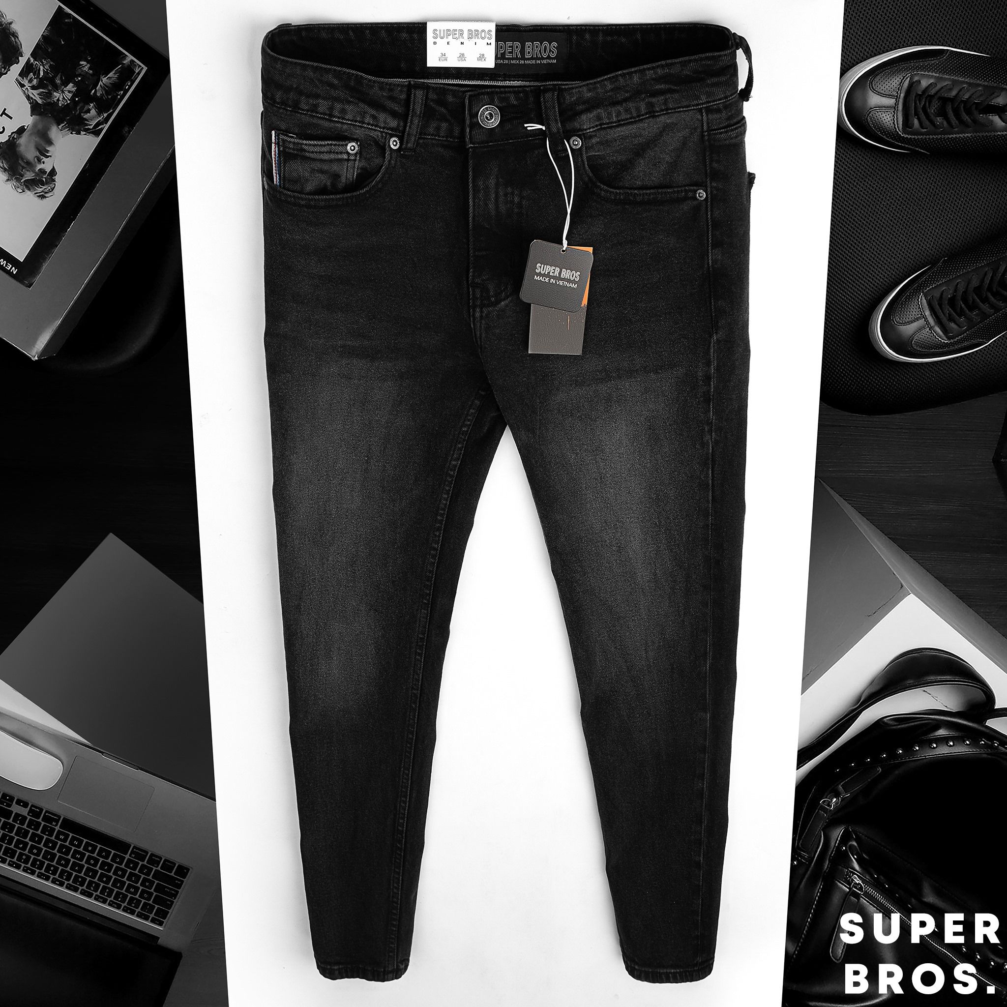 JEAN SUPER BROS WASH 7M