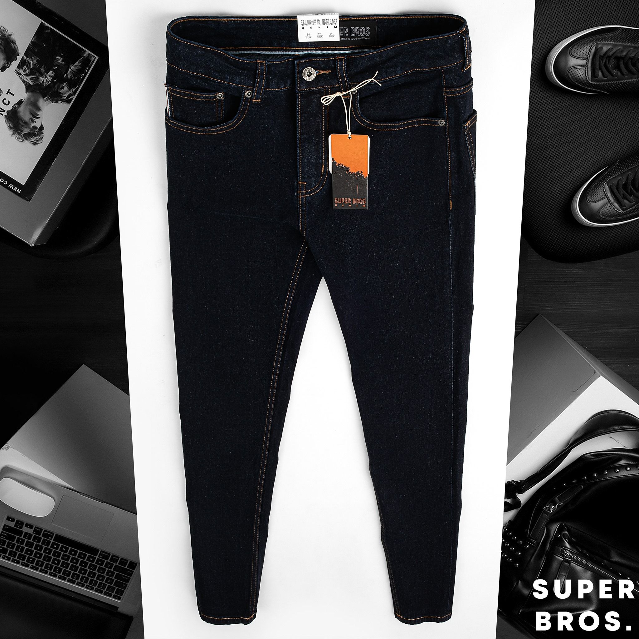 JEAN SUPER BROS WASH 7M