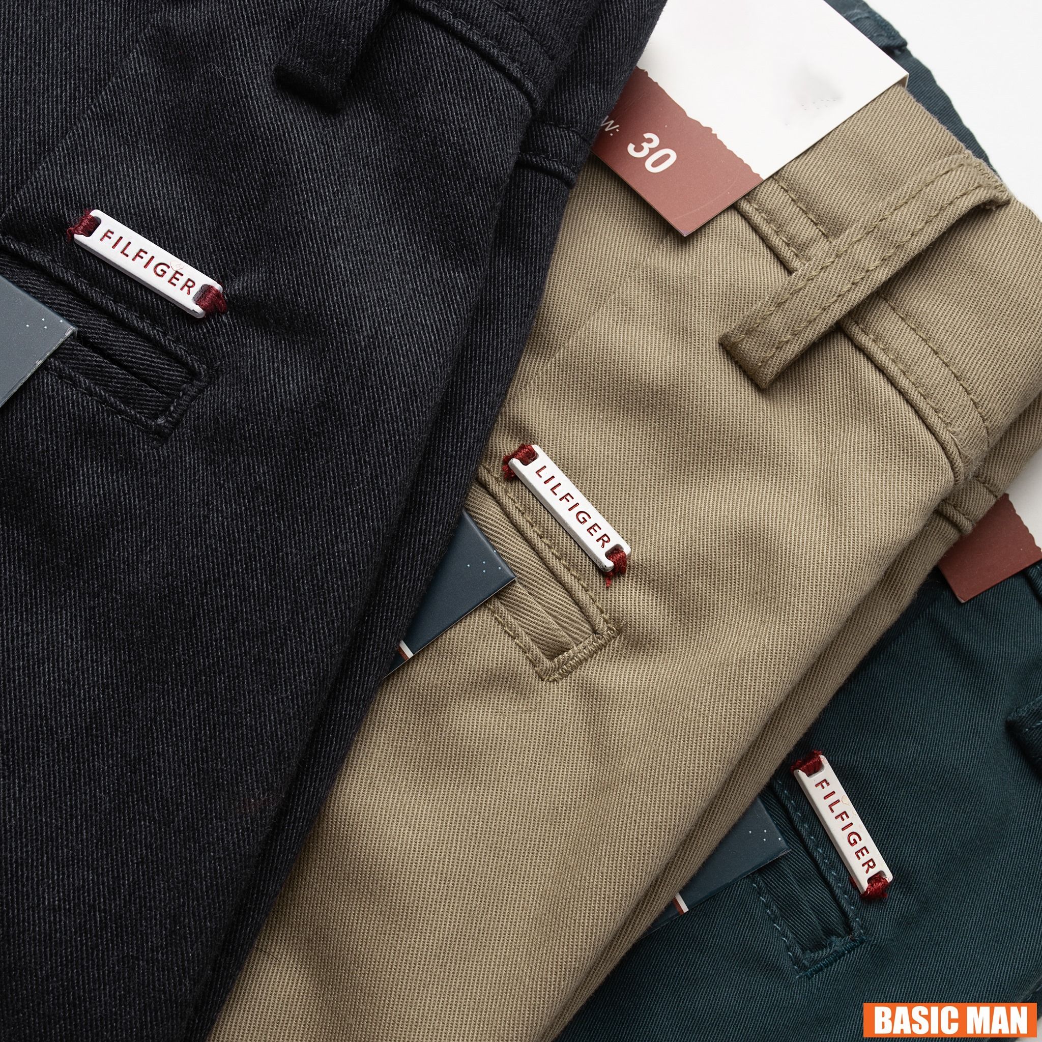 SHORT KAKI CHINOS TOMMY 8 MÀU
