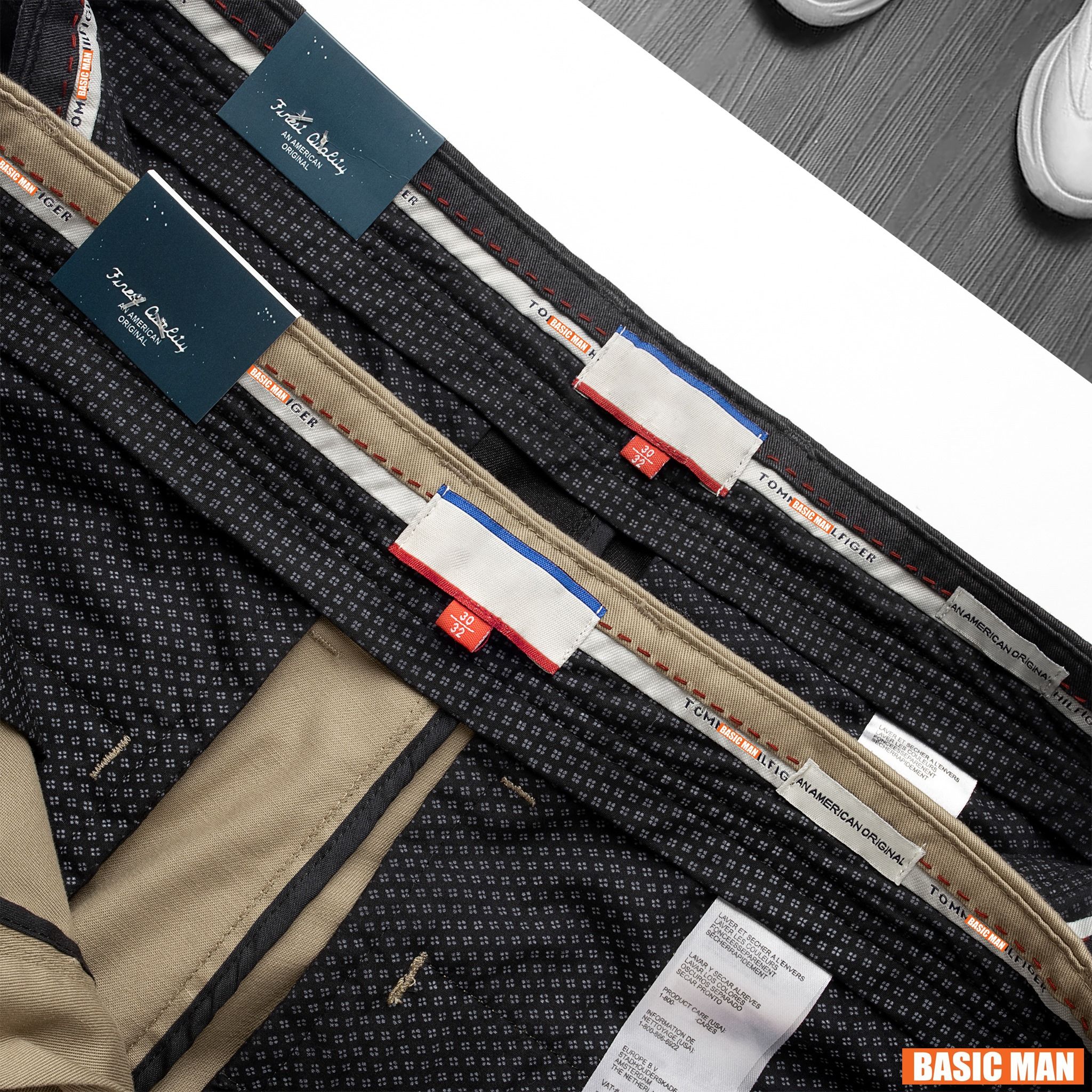 SHORT KAKI CHINOS TOMMY 8 MÀU