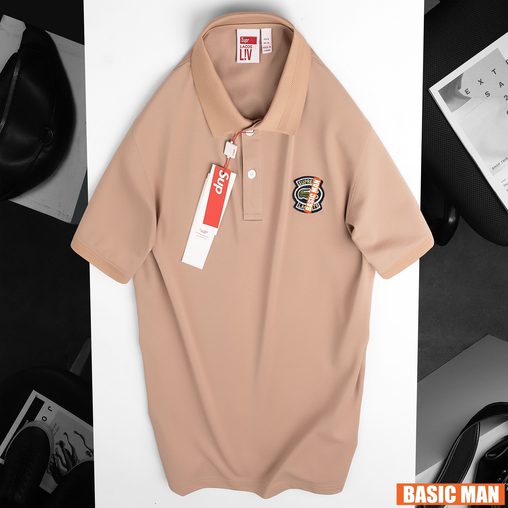 POLO L.ACOS LOGO THÊU