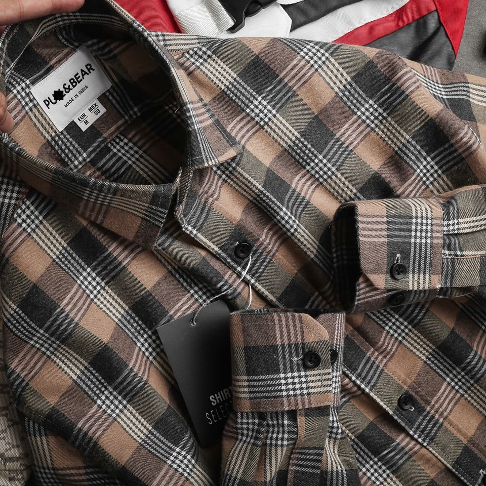 SƠ MI FLANNEL P&B