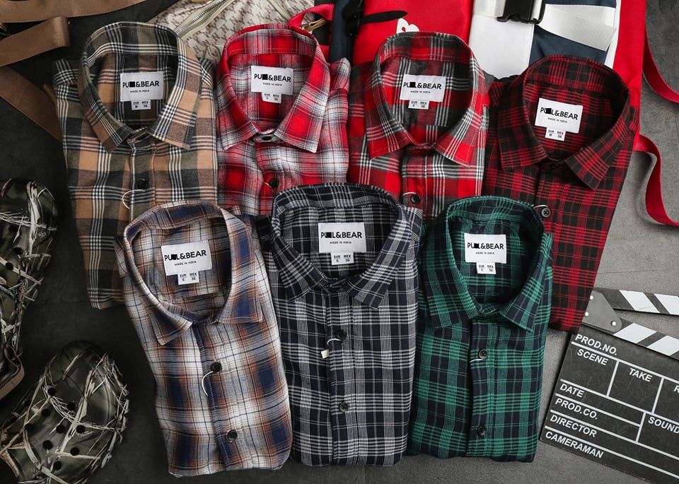SƠ MI FLANNEL P&B