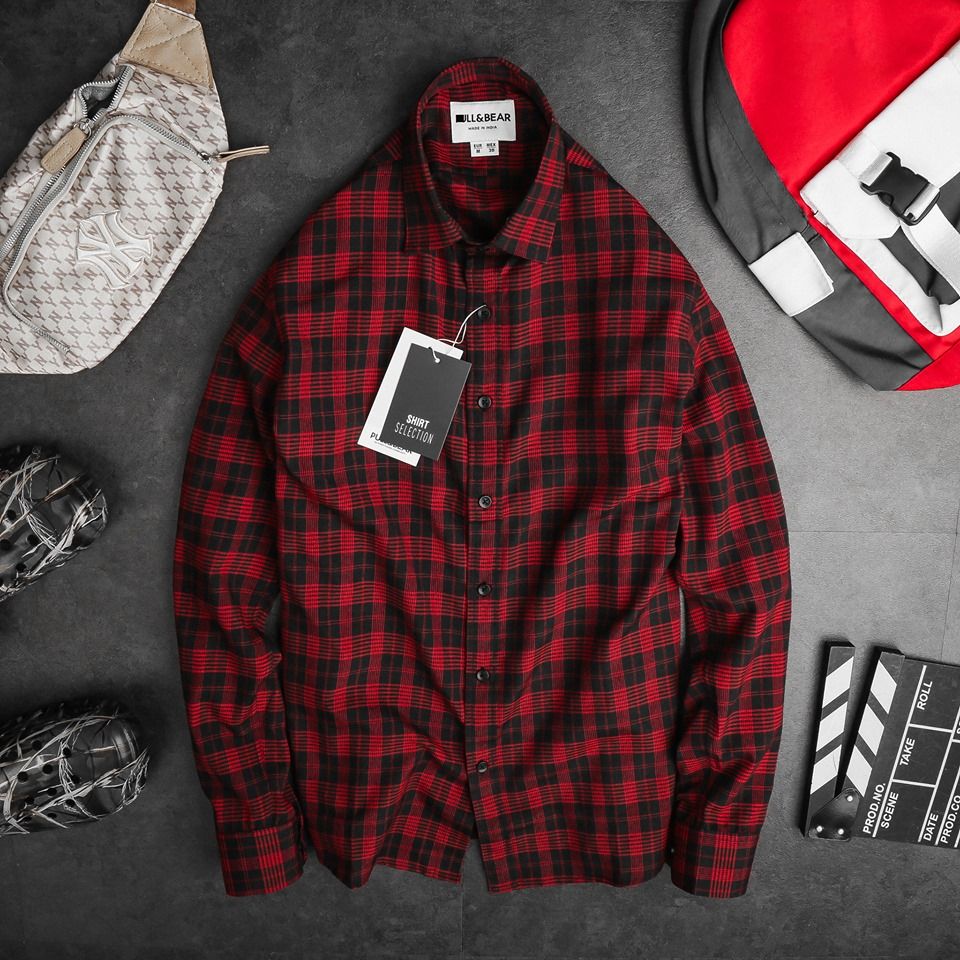 SƠ MI FLANNEL P&B