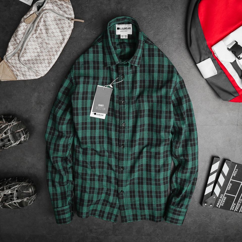 SƠ MI FLANNEL P&B