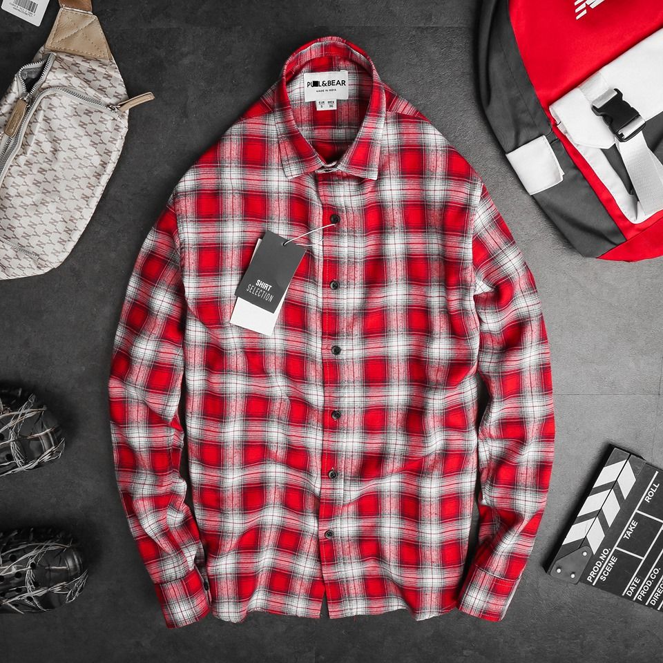 SƠ MI FLANNEL P&B
