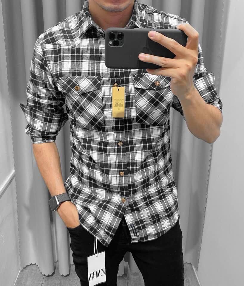 SƠ MI FLANNEL AE