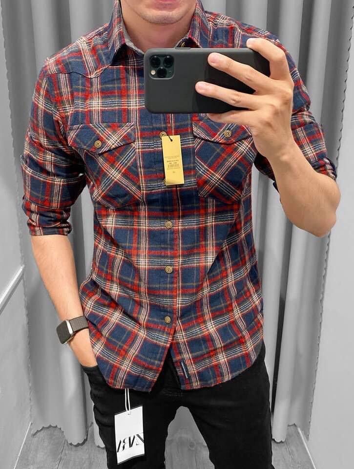 SƠ MI FLANNEL AE