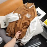  JACKET VARSITY BROWN SUPER BROS 