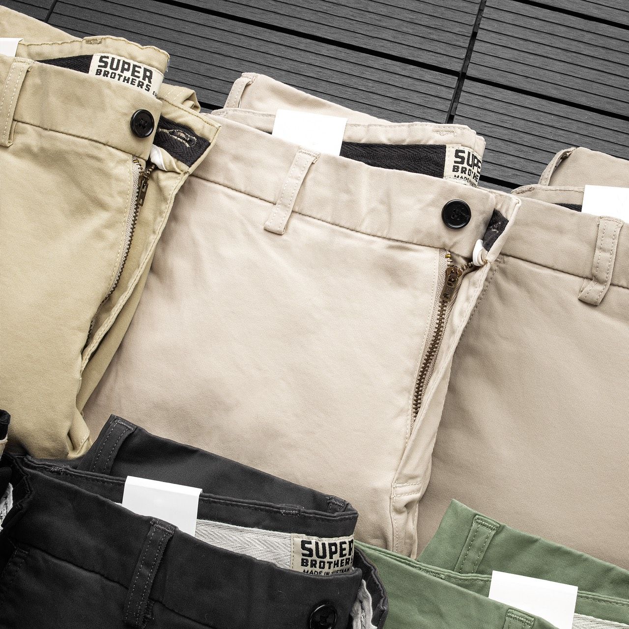  QUẦN KAKI CHINOS SUPER BROS 10 MÀU 