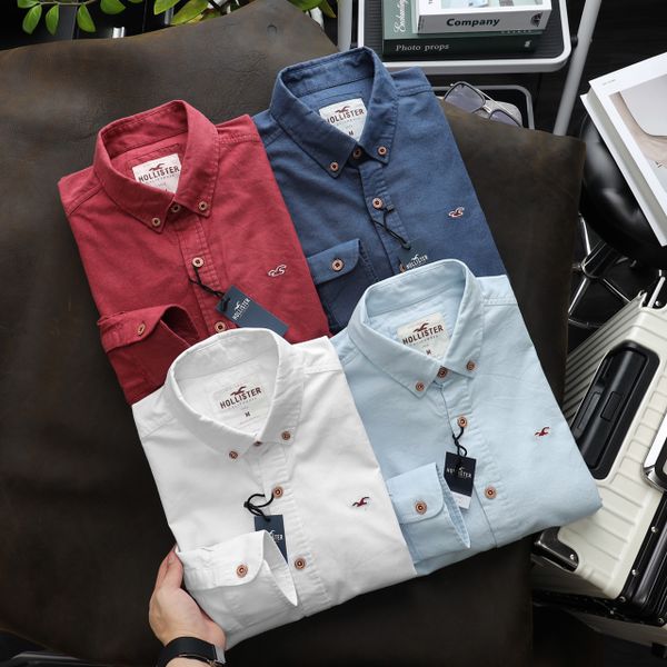  SƠ MI HOLLISTER OXFORD XUÁT DƯ 