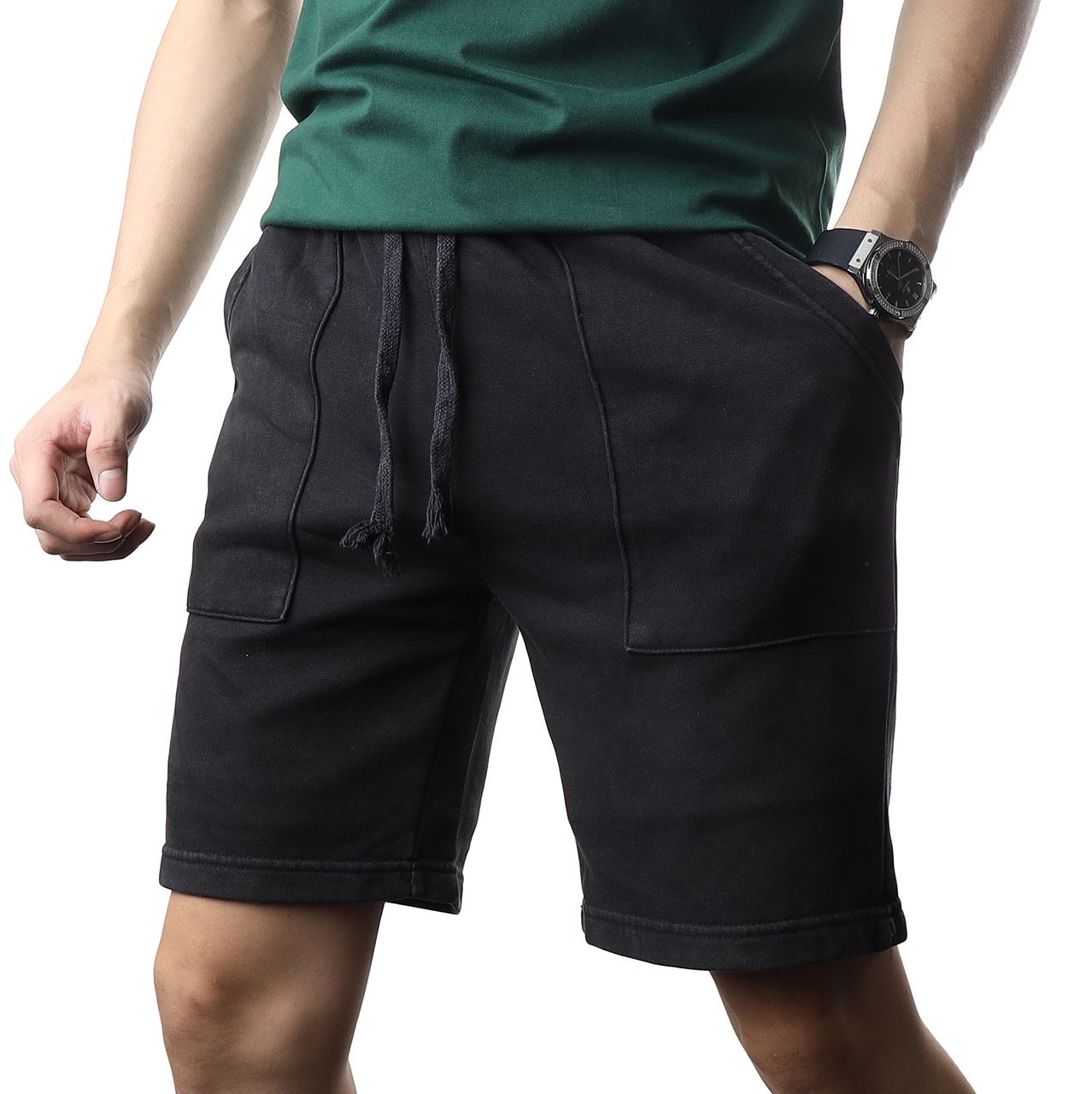  QUẦN SHORT NỈ WASH SUPER BROS 