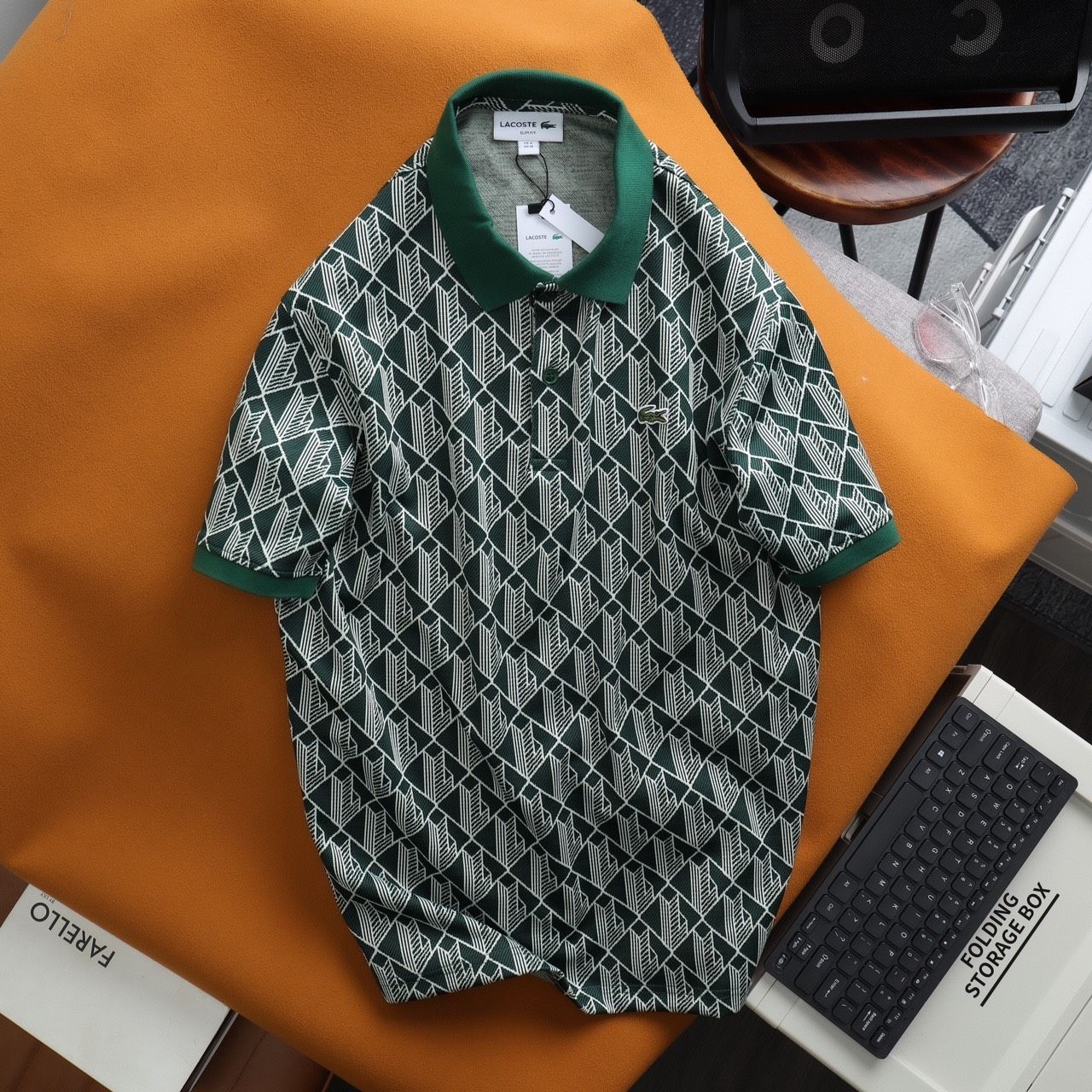  ÁO POLO LACOSTE HỌA TIẾT VNXK 